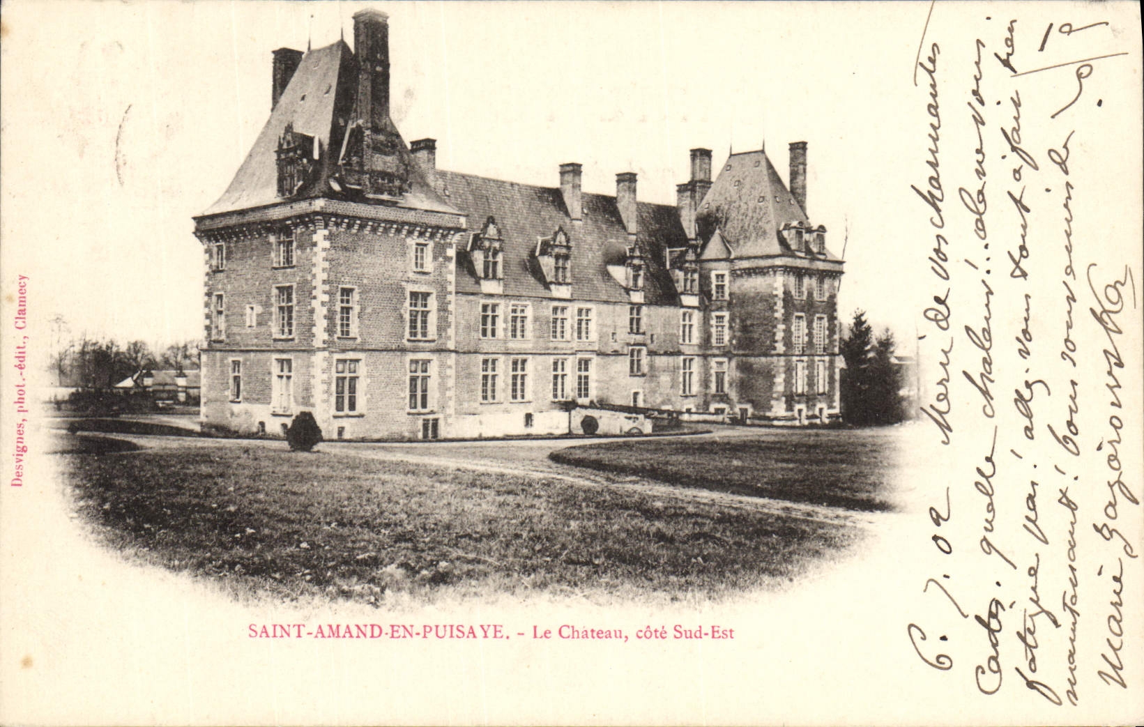 CPA Chateau Saint Amand en Puisaye