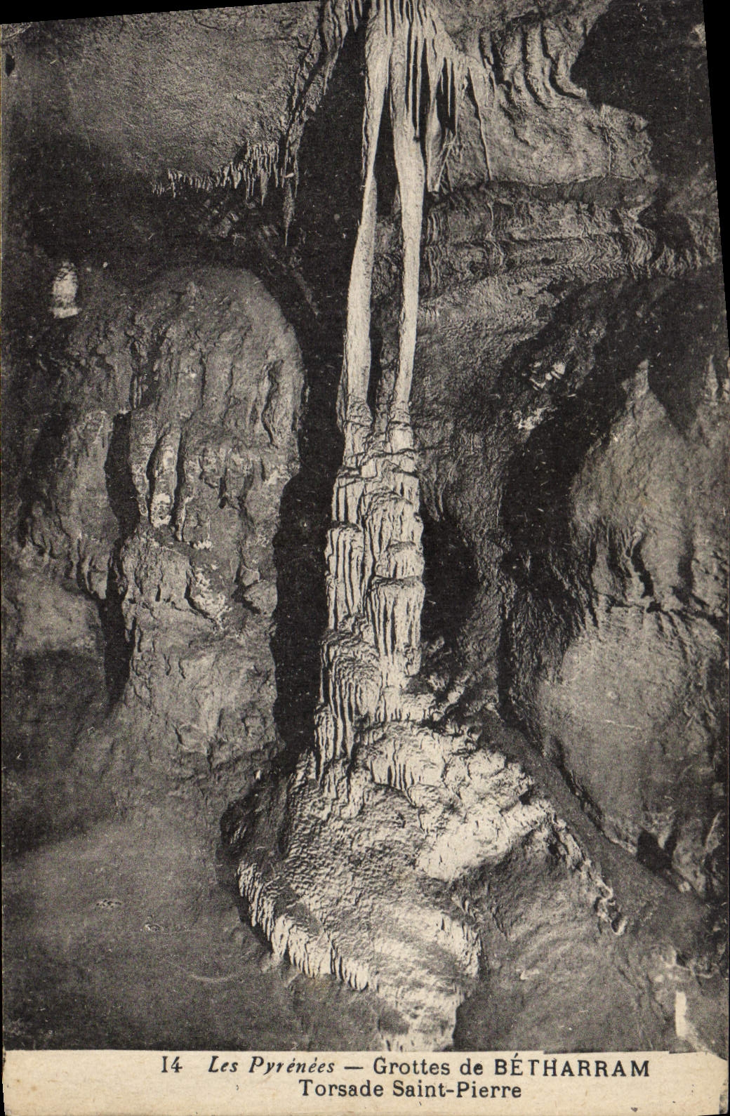 CPA Grotte Grottes de Betharram Torsade Saint Pierre