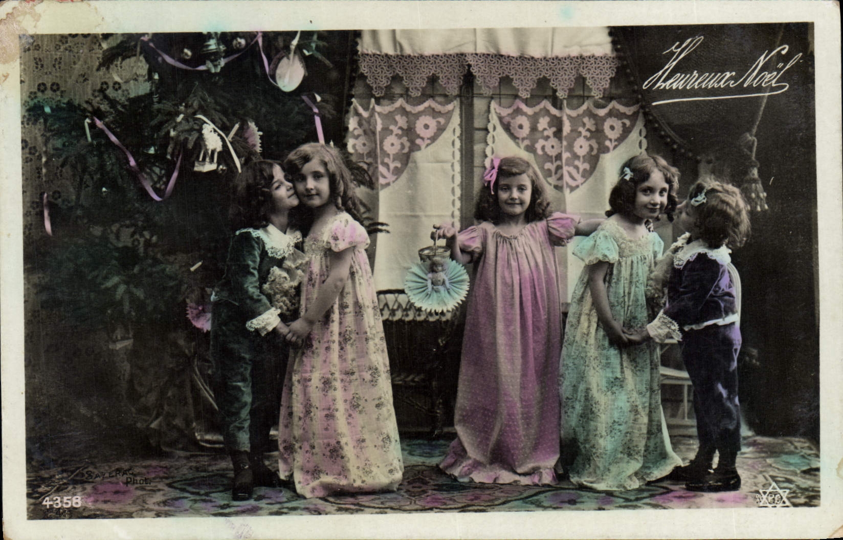 Vintage Postcard Fantasy Children Toys