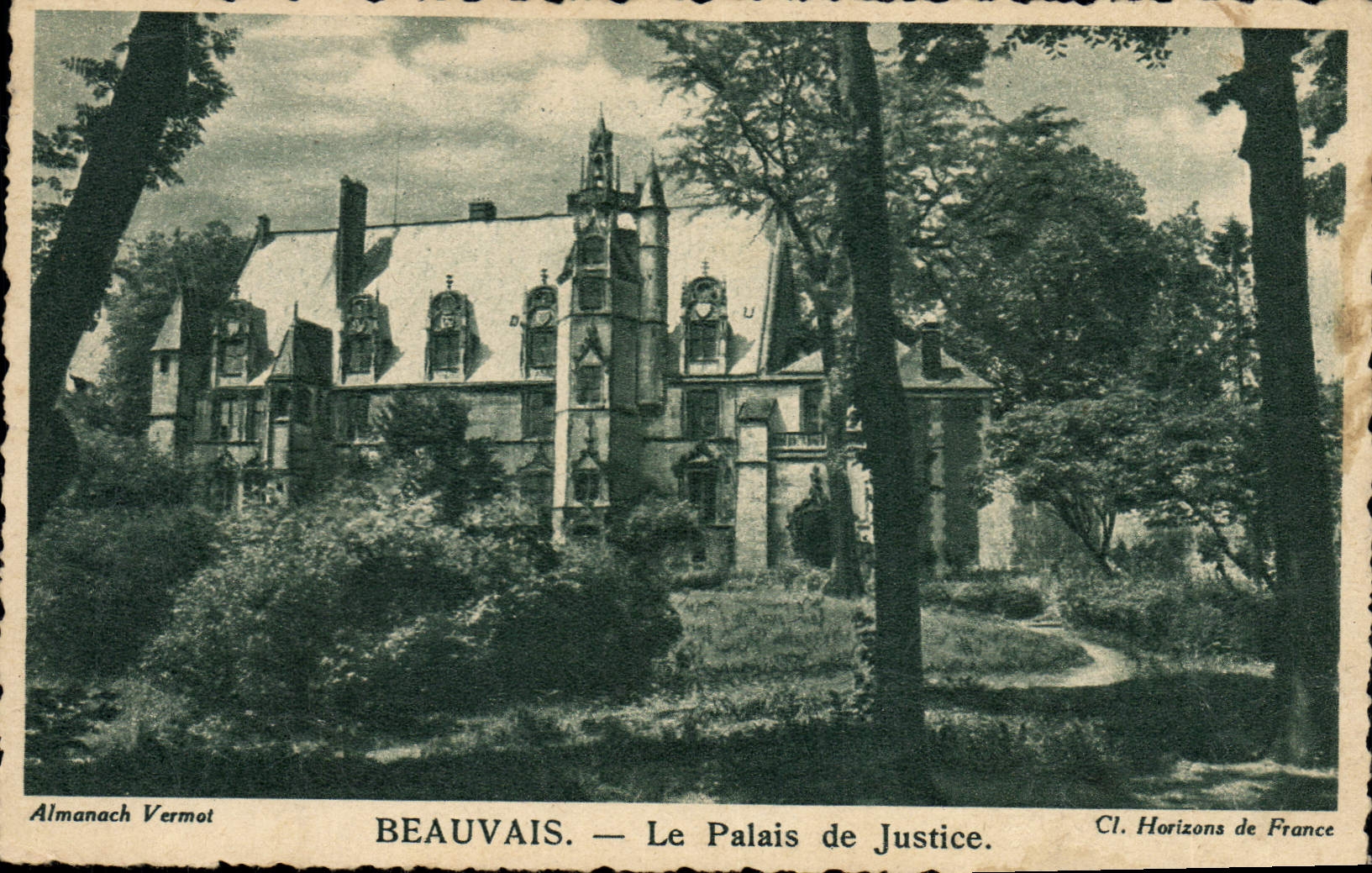 CPA Palais de justice Beauvais