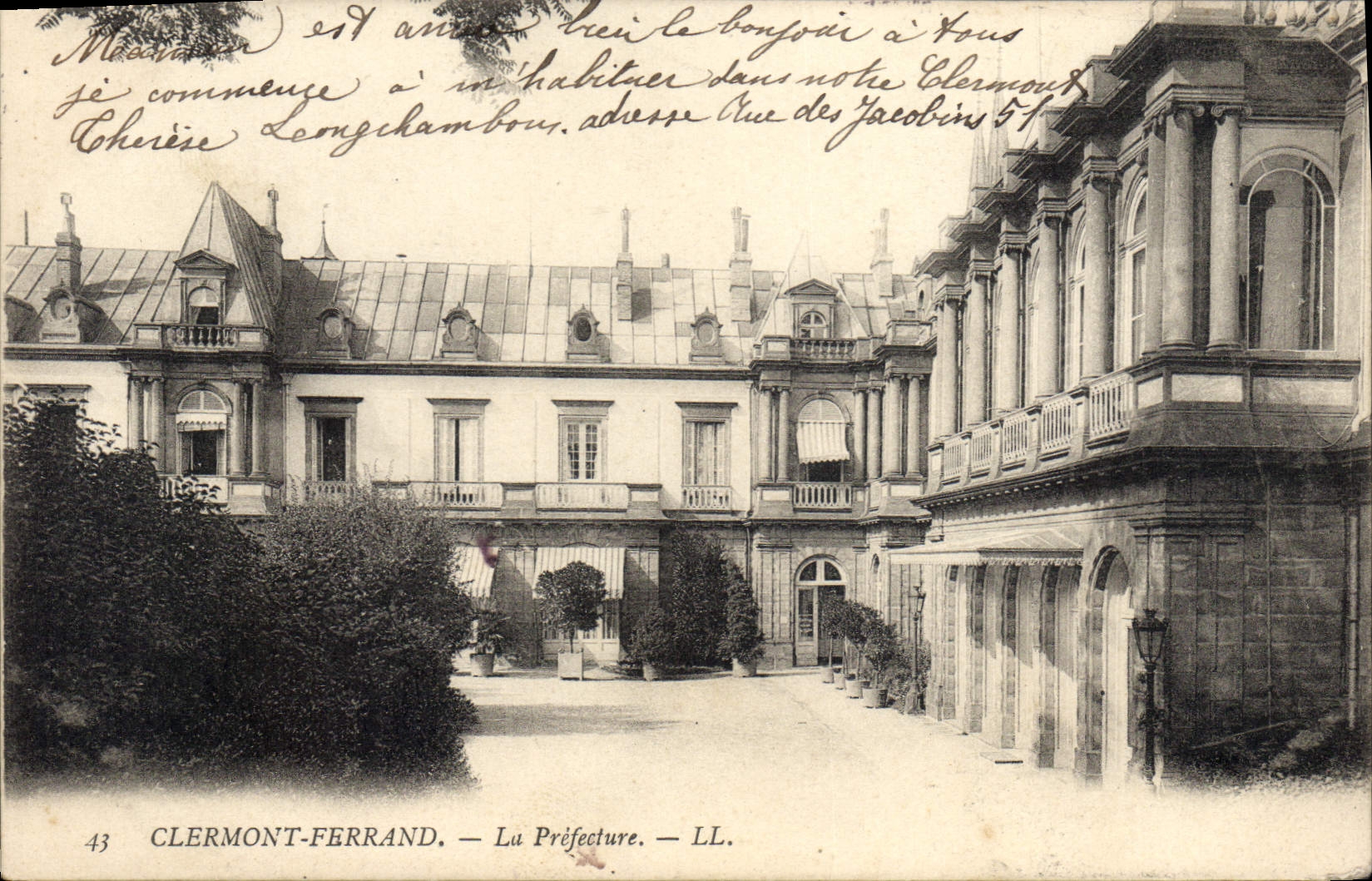 CPA Prefecture Clermont Ferrand 