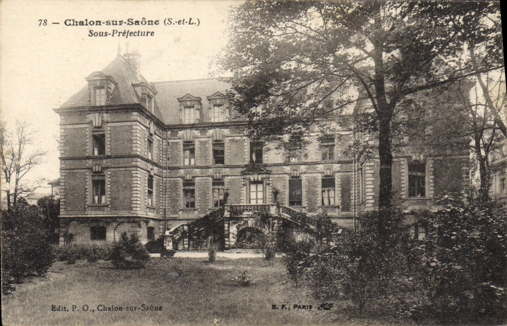 CPA Prefecture Chalon sur Saone 