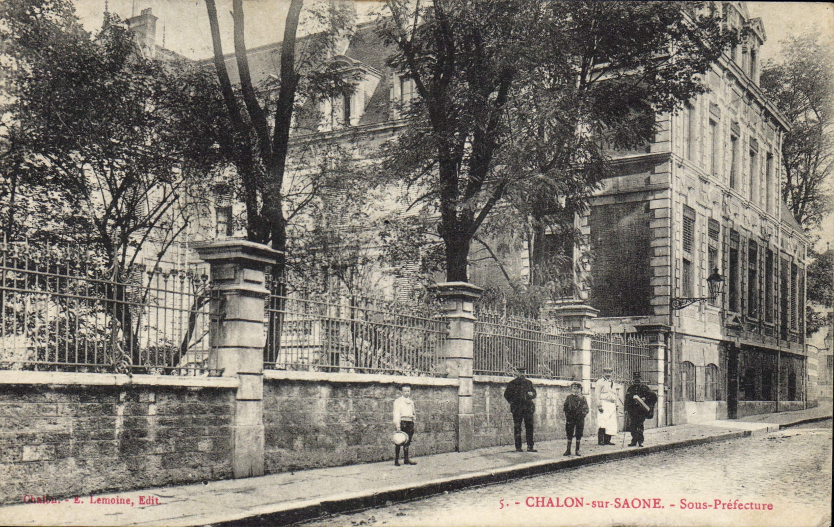 CPA Chalon sur Saone Sous Prefecture  
