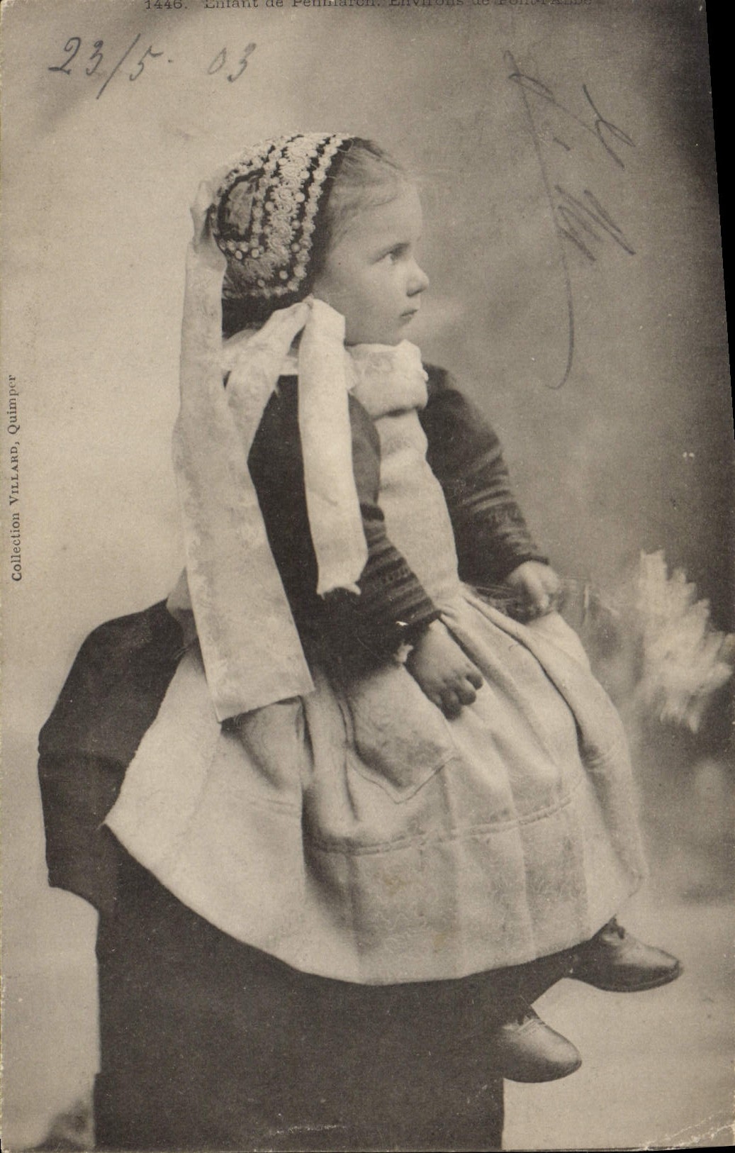 CPA Folklore Enfant Bretagne 