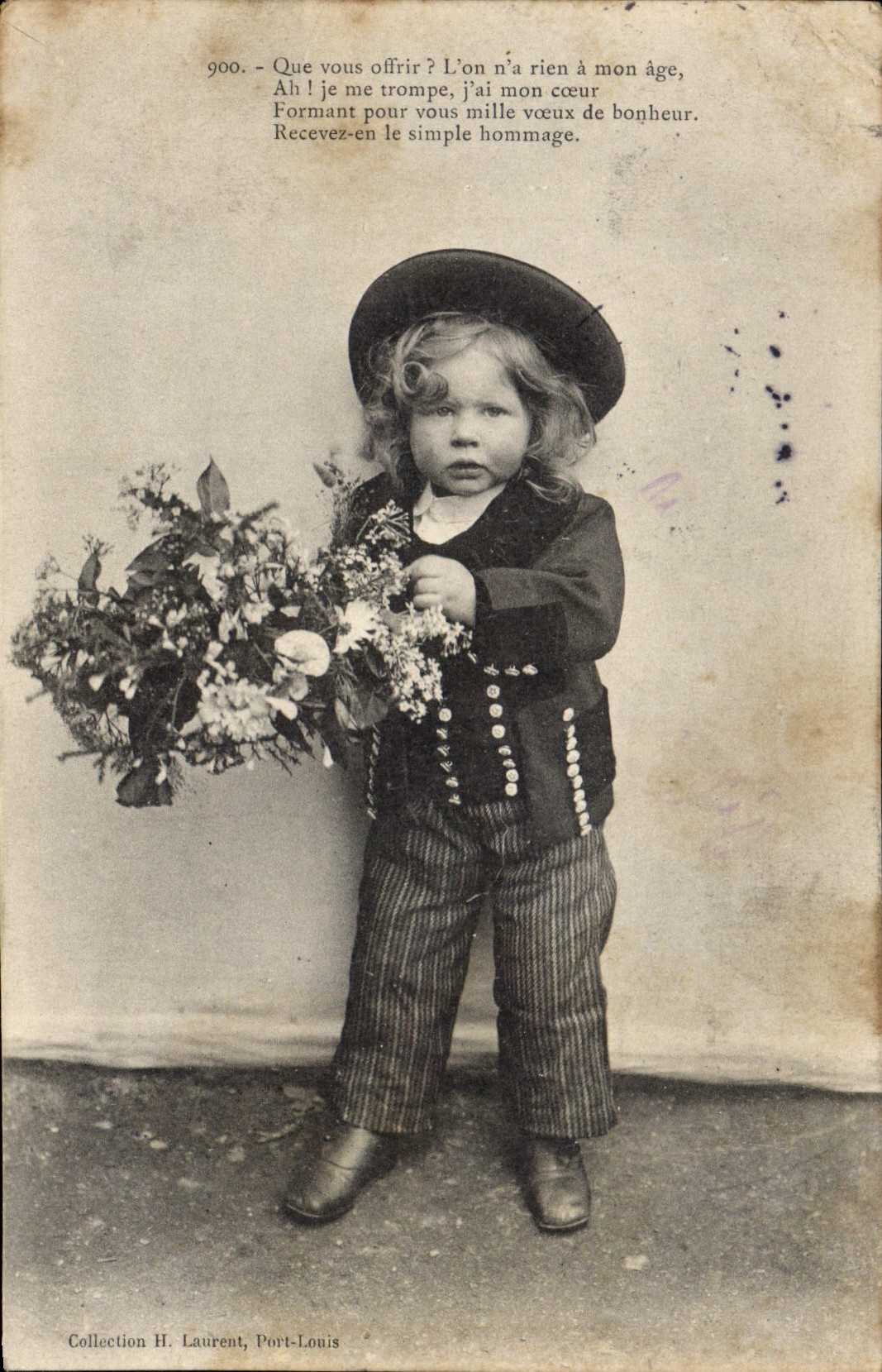 CPA Folklore Enfant Bretagne 