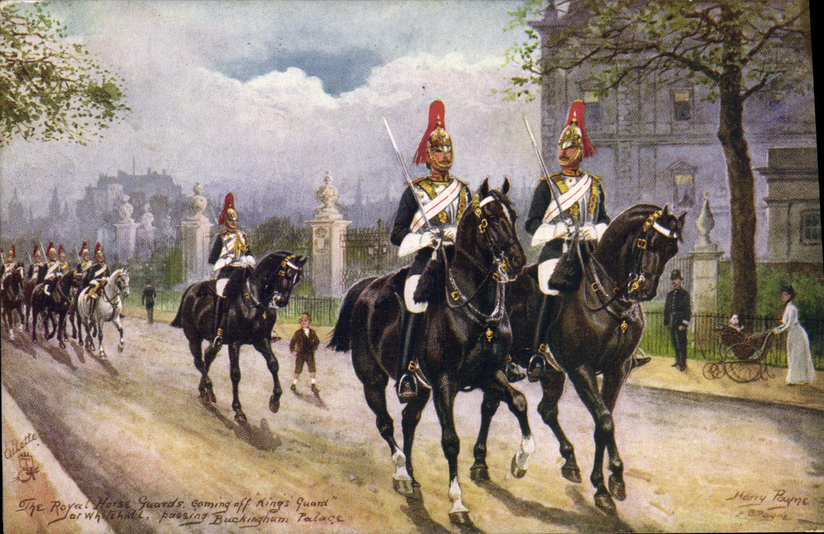CPA Militaria The Royal Horse Guards 