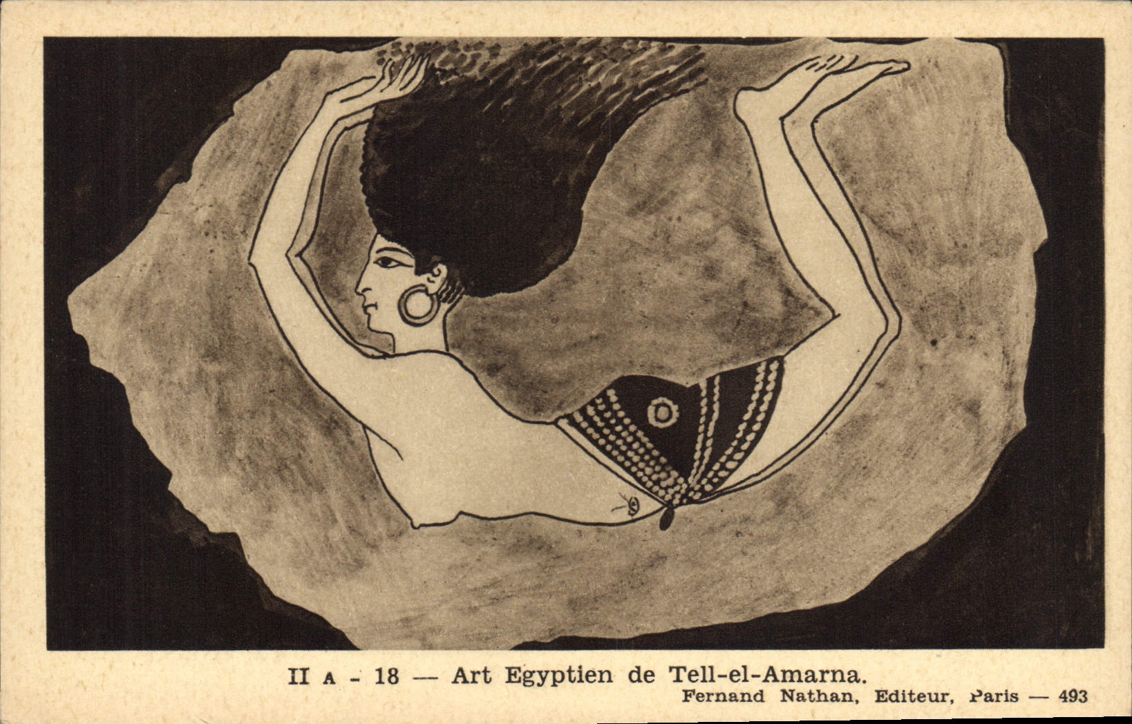 CPA Egypt Egypte Art Egyptien de Tell el Amarna 