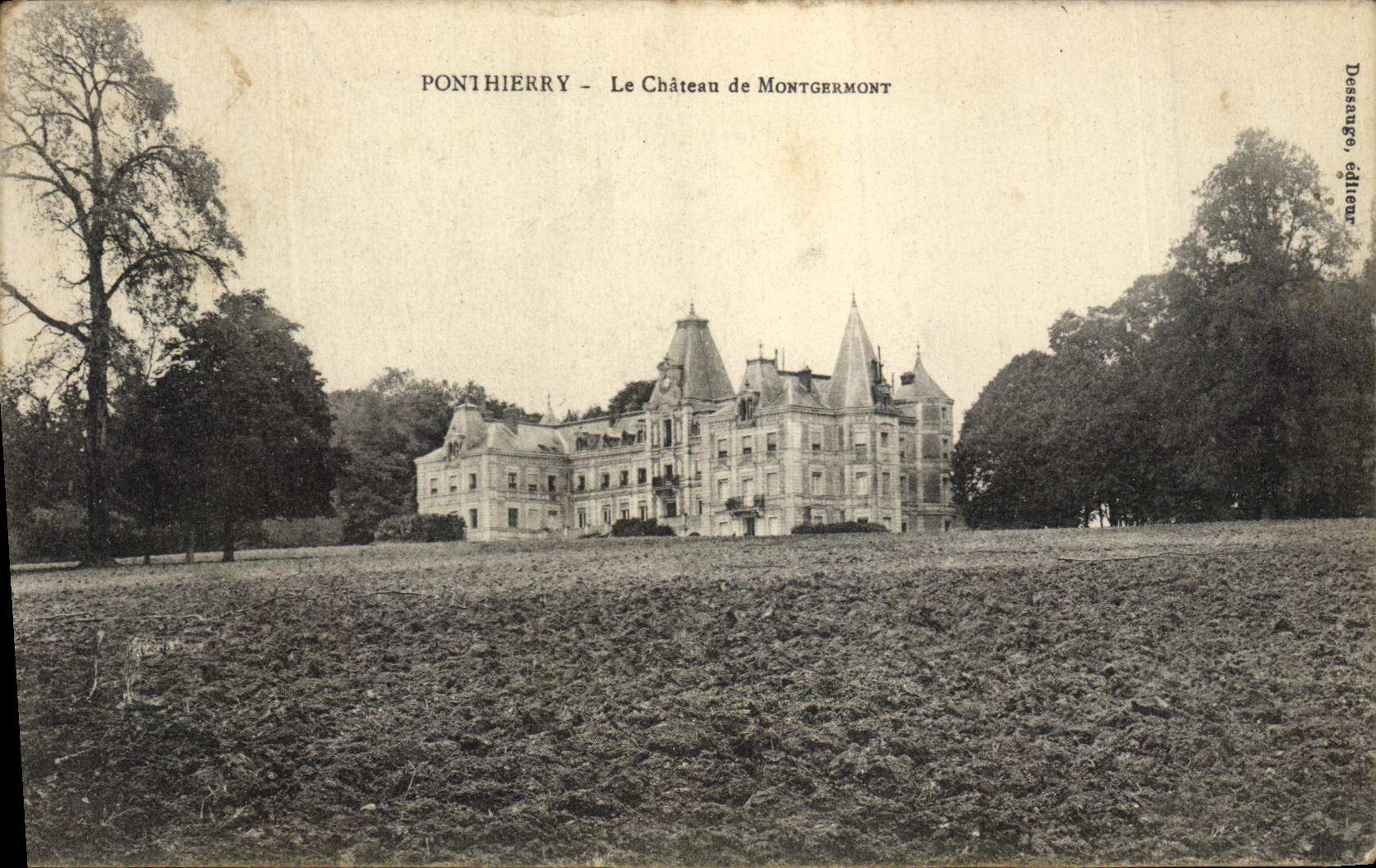 CPA Chateau de Montgermont Ponthierry 