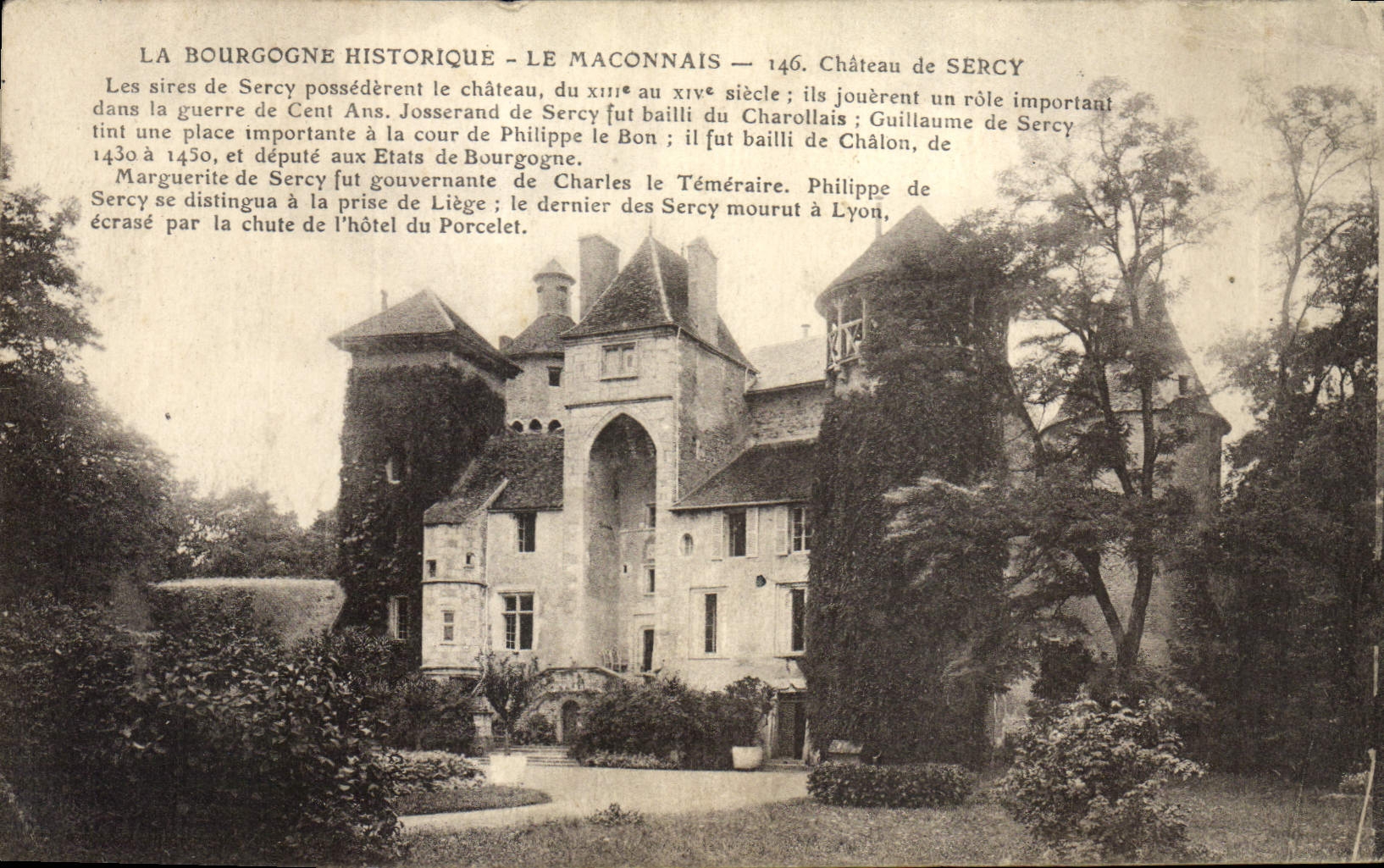 CPA Chateau Le Maconnais Chateau de Sercy