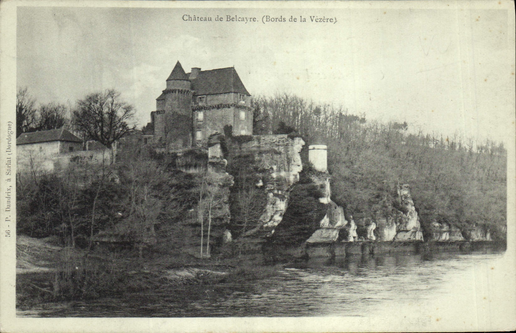 CPA Chateau de Belcayre Bords de la Vezere 