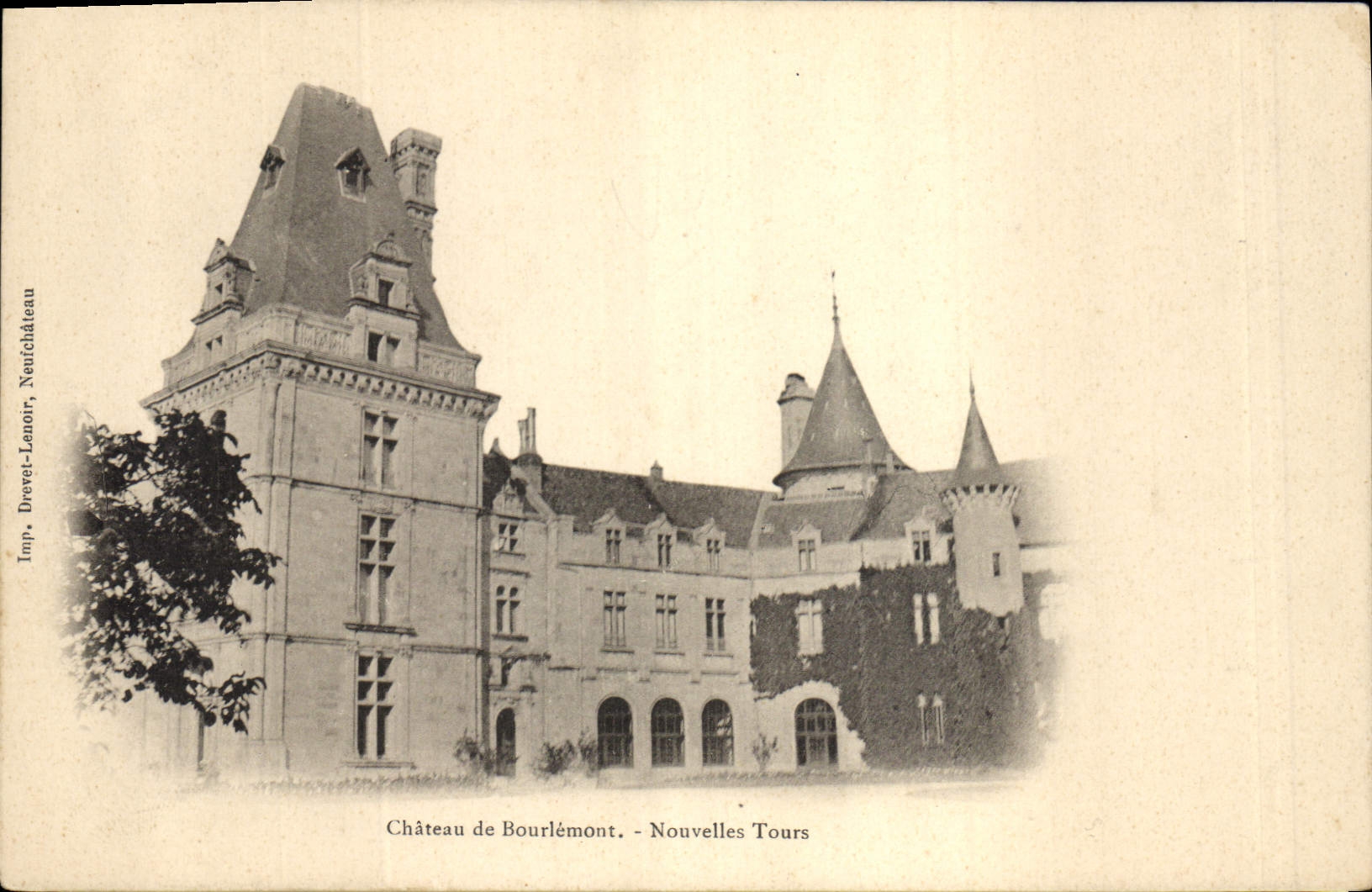 CPA Chateau de Bourlemont Nouvelles Tours
