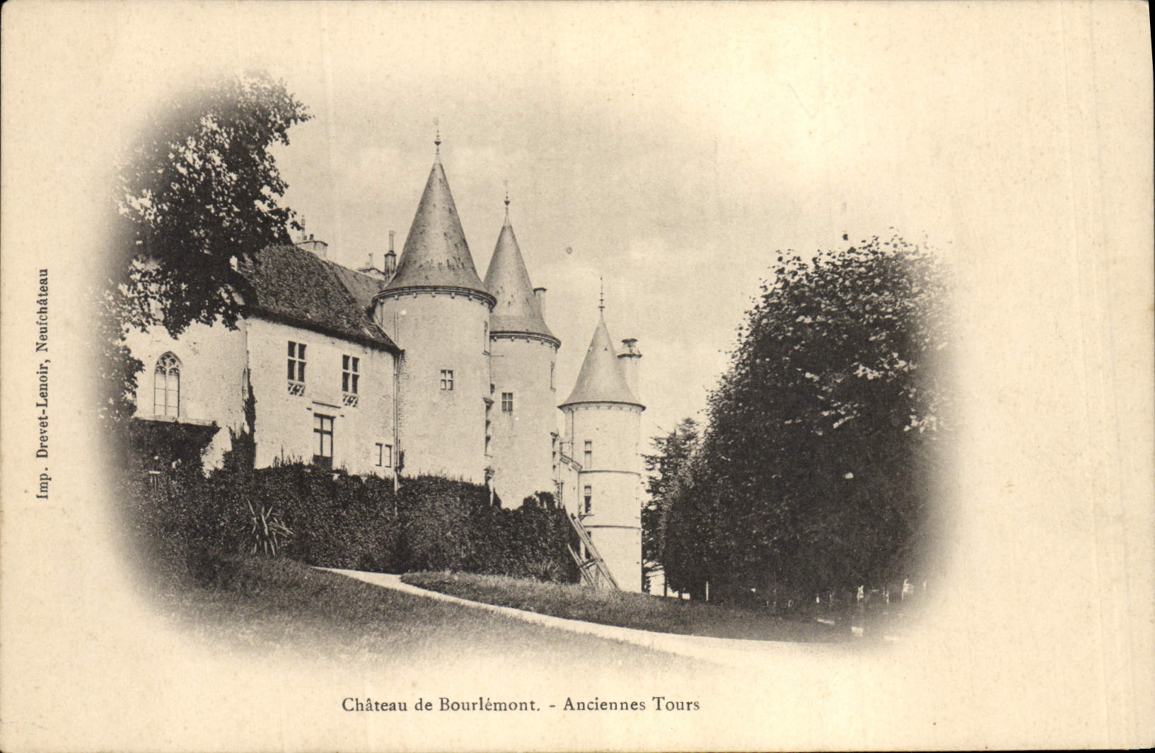 CPA Chateau de Bourlemont Anciennes tours 