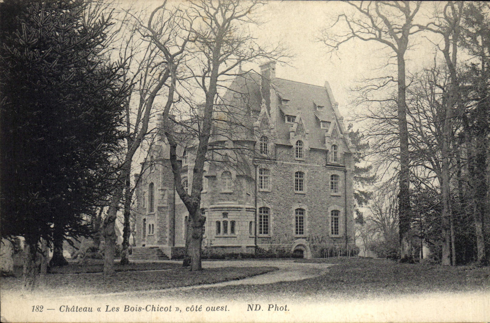 CPA Chateau Les Bois Chicot Cote Ouest 