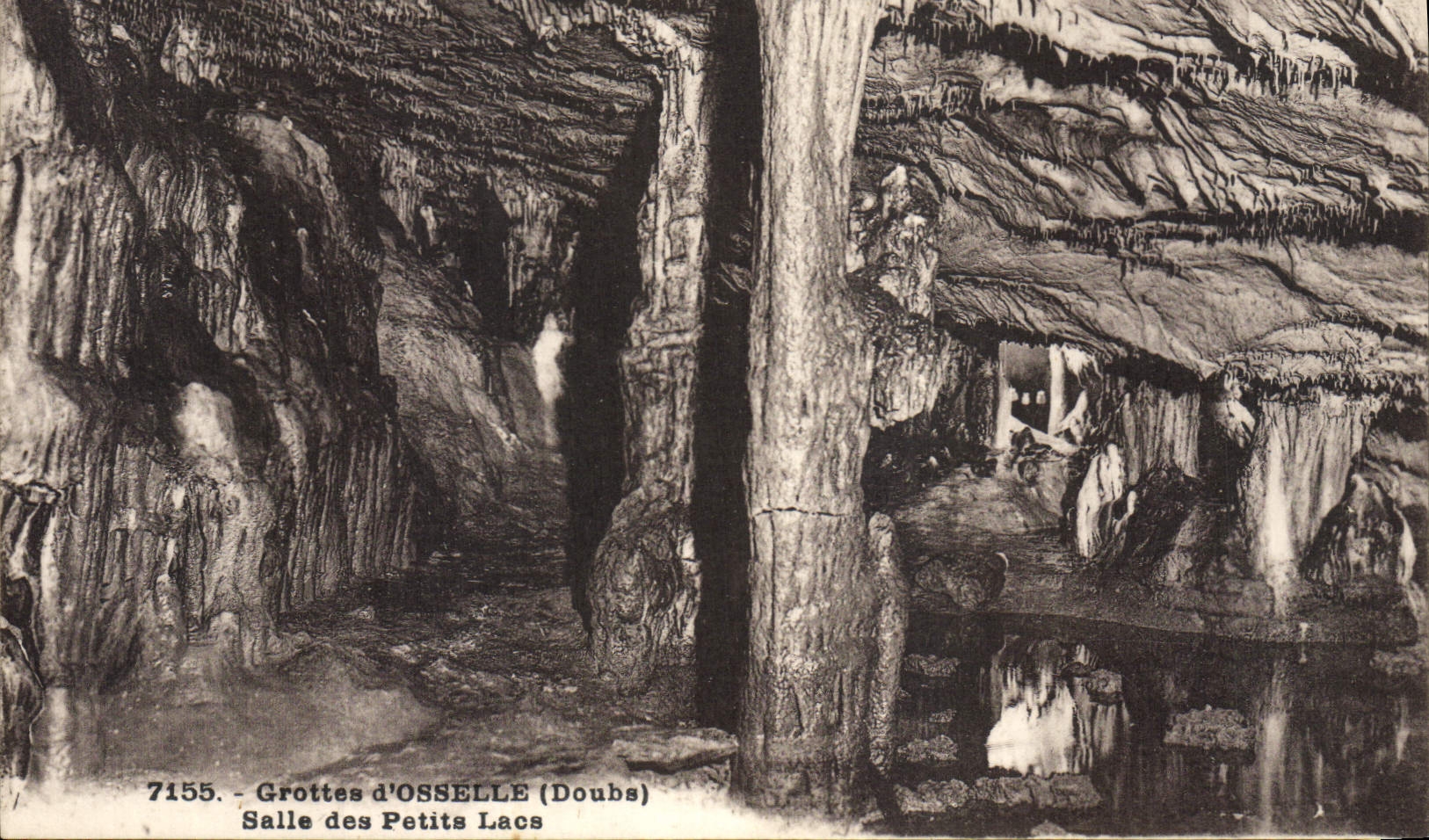 CPA Grotte Grottes d'Osselle Salle des petits Lacs 