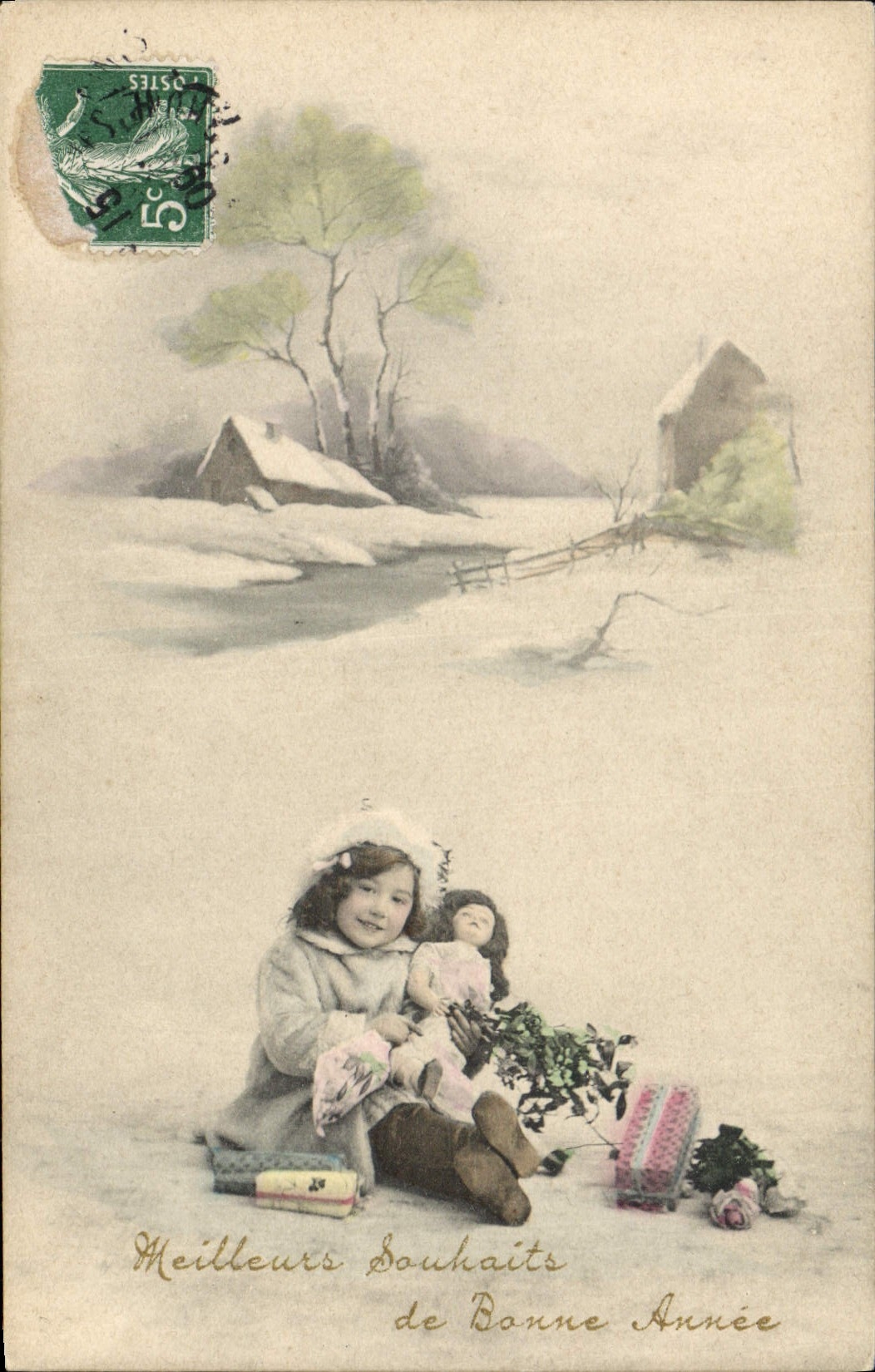 CPA Fantaisie Enfant Poupee  