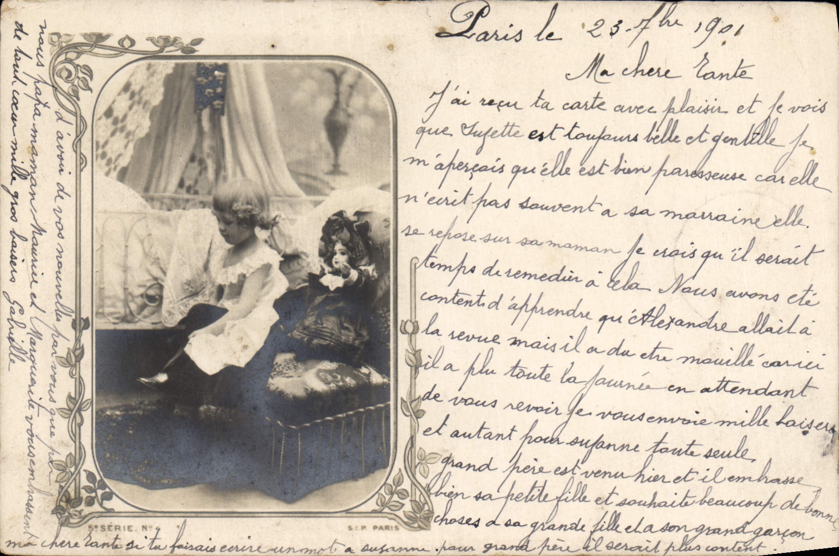 CPA Fantaisie Enfant Poupee  