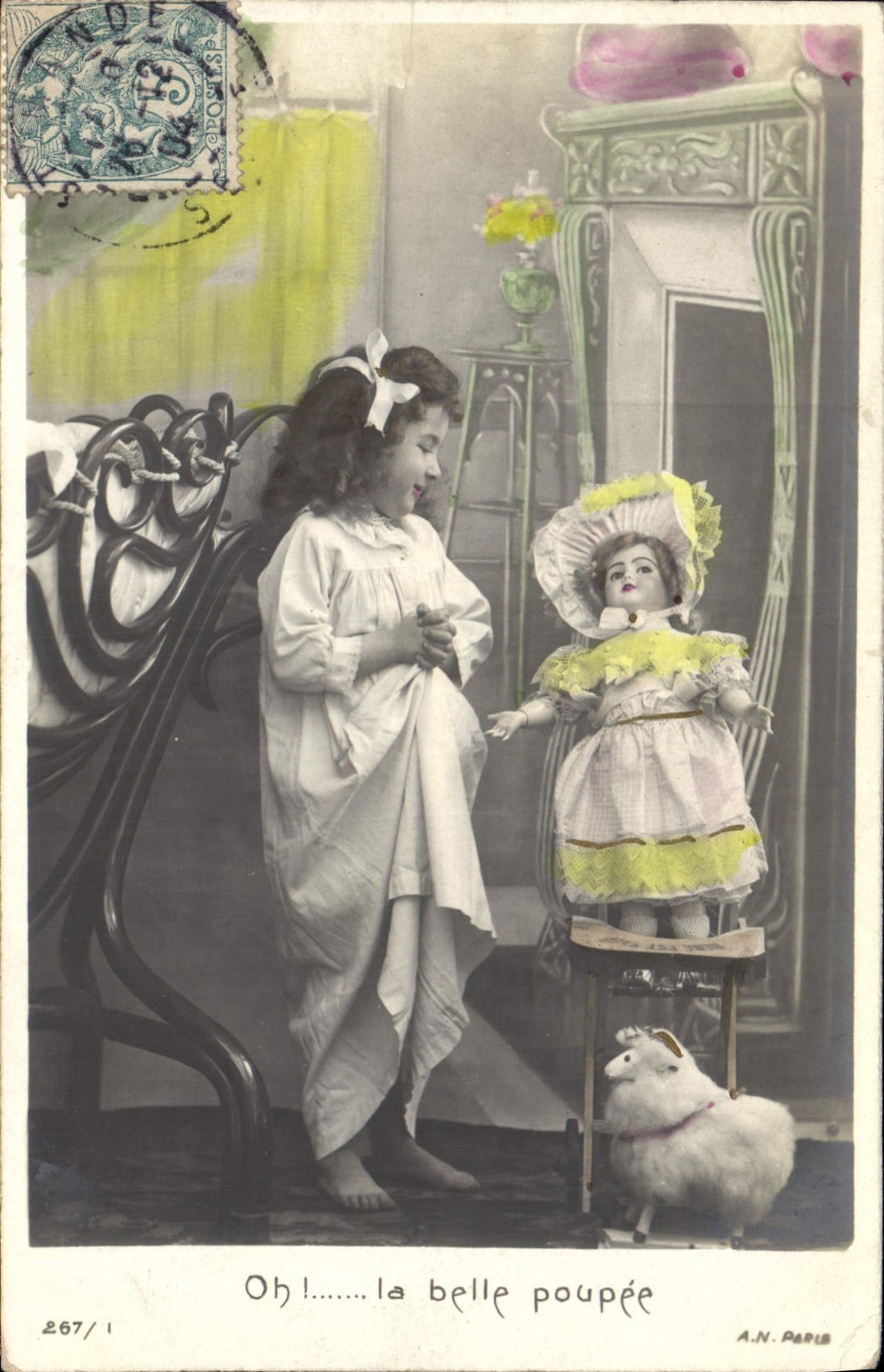 CPA Fantaisie Enfant Poupee  