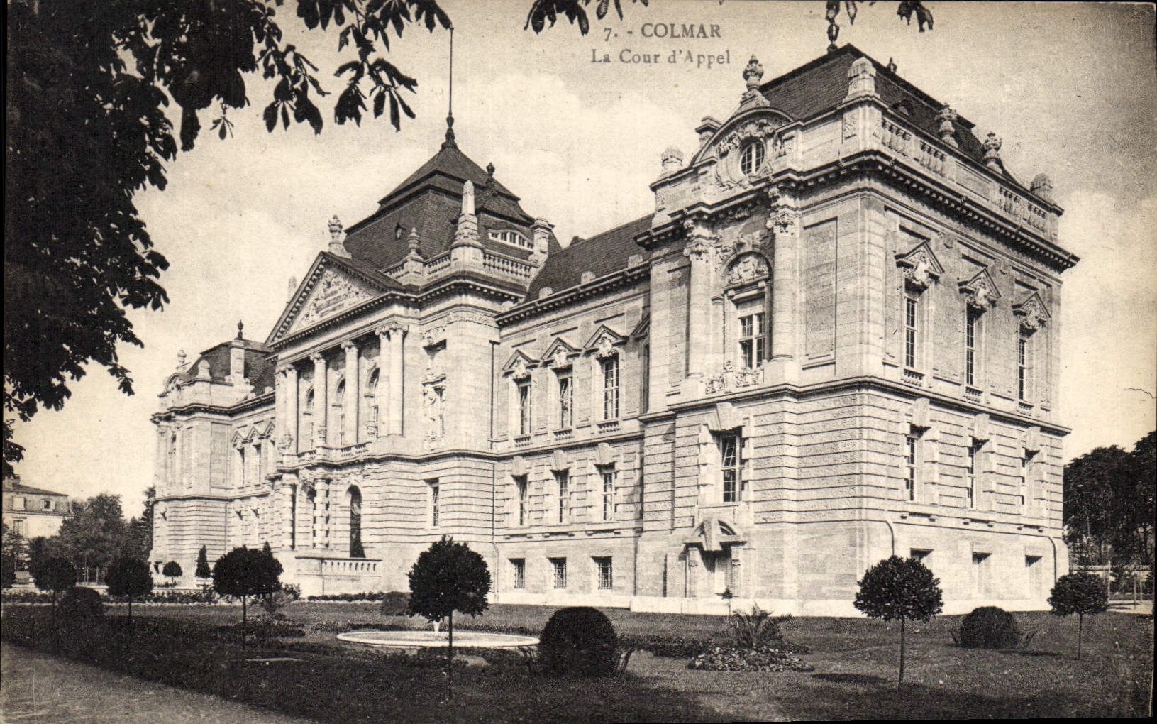 CPA Palais de justice Colmar La Cour d'Appel 