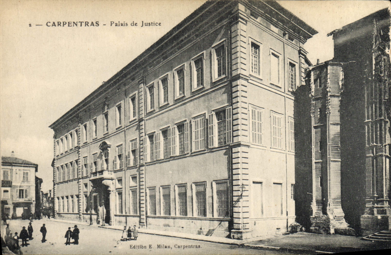 CPA Palais de justice Carpentras 