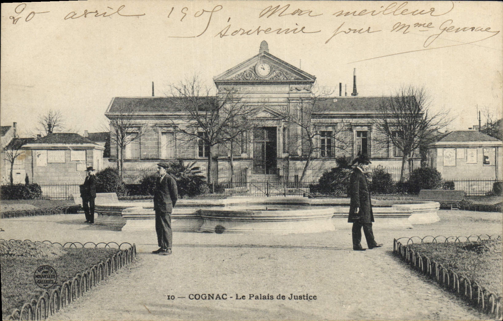 CPA Palais de justice Cognac 