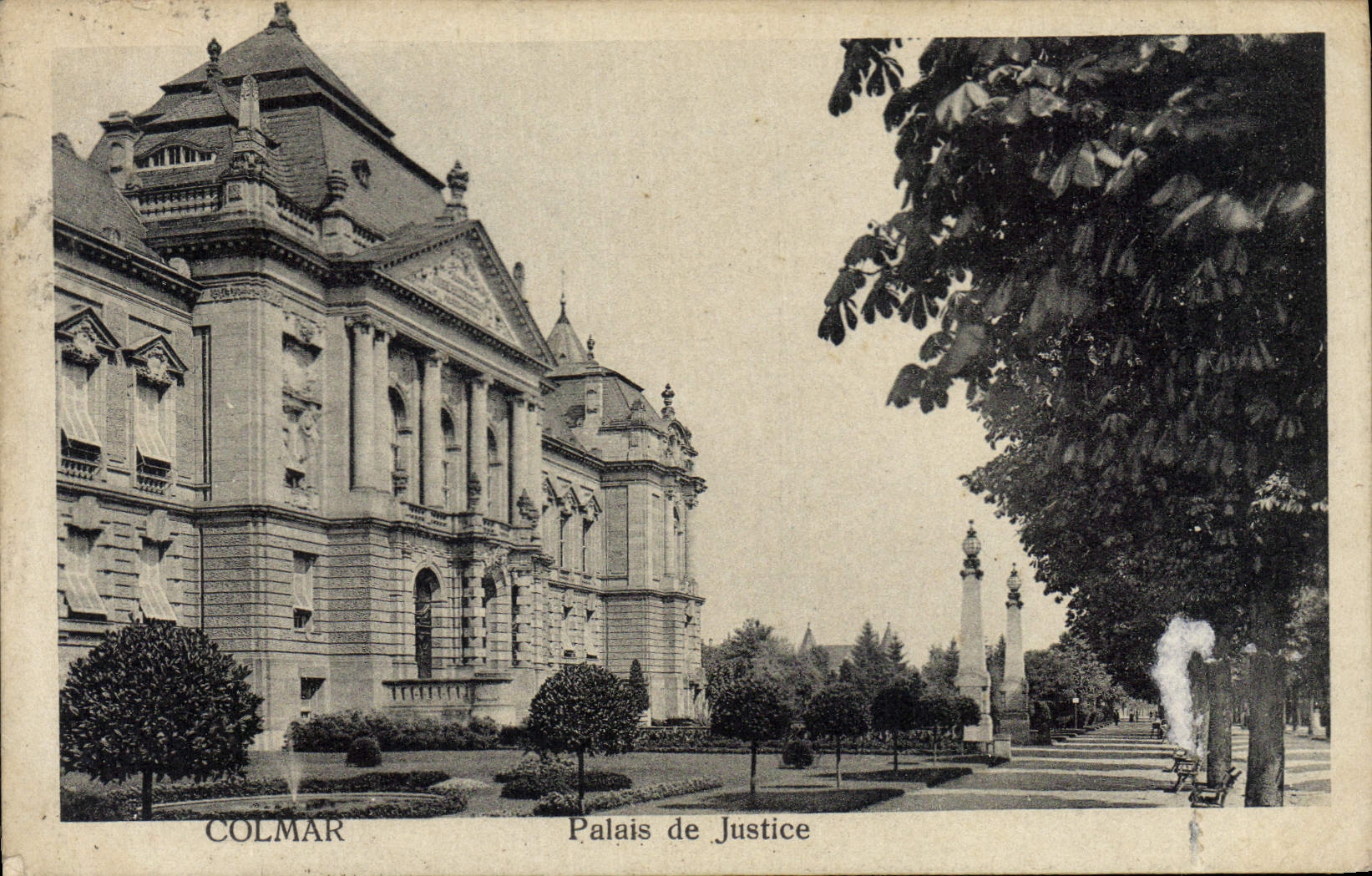 CPA Palais de justice Colmat