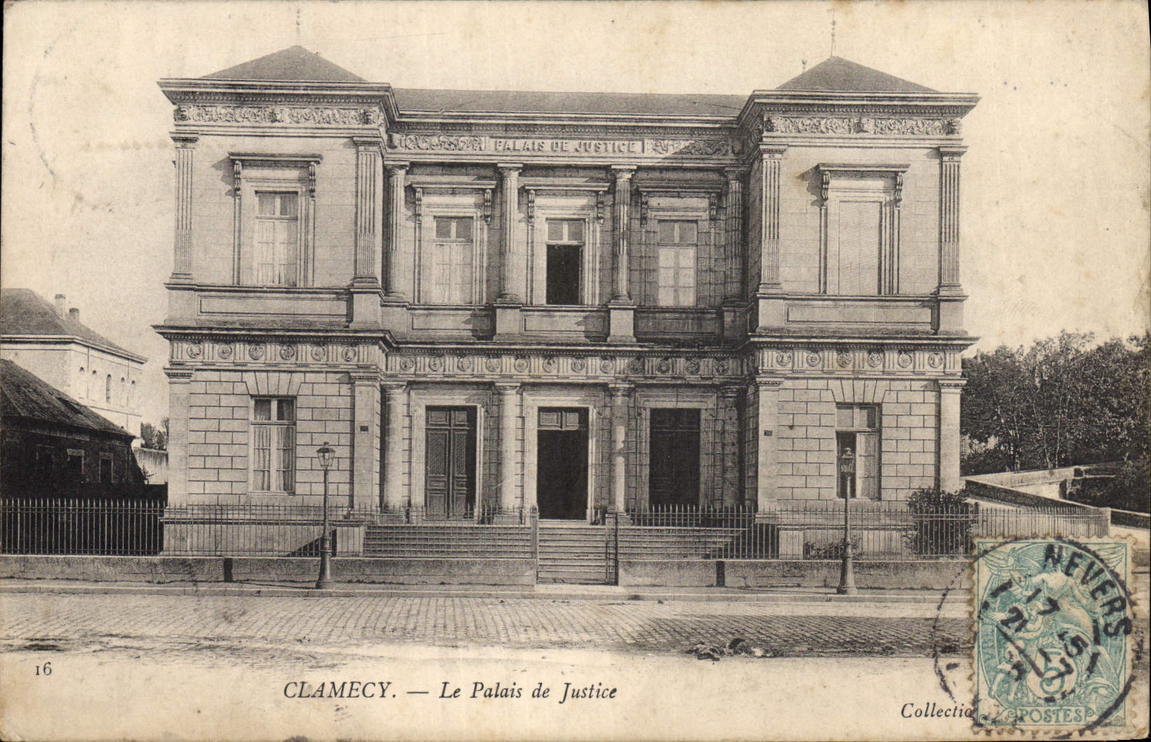 CPA Palais de justice Clamecy 