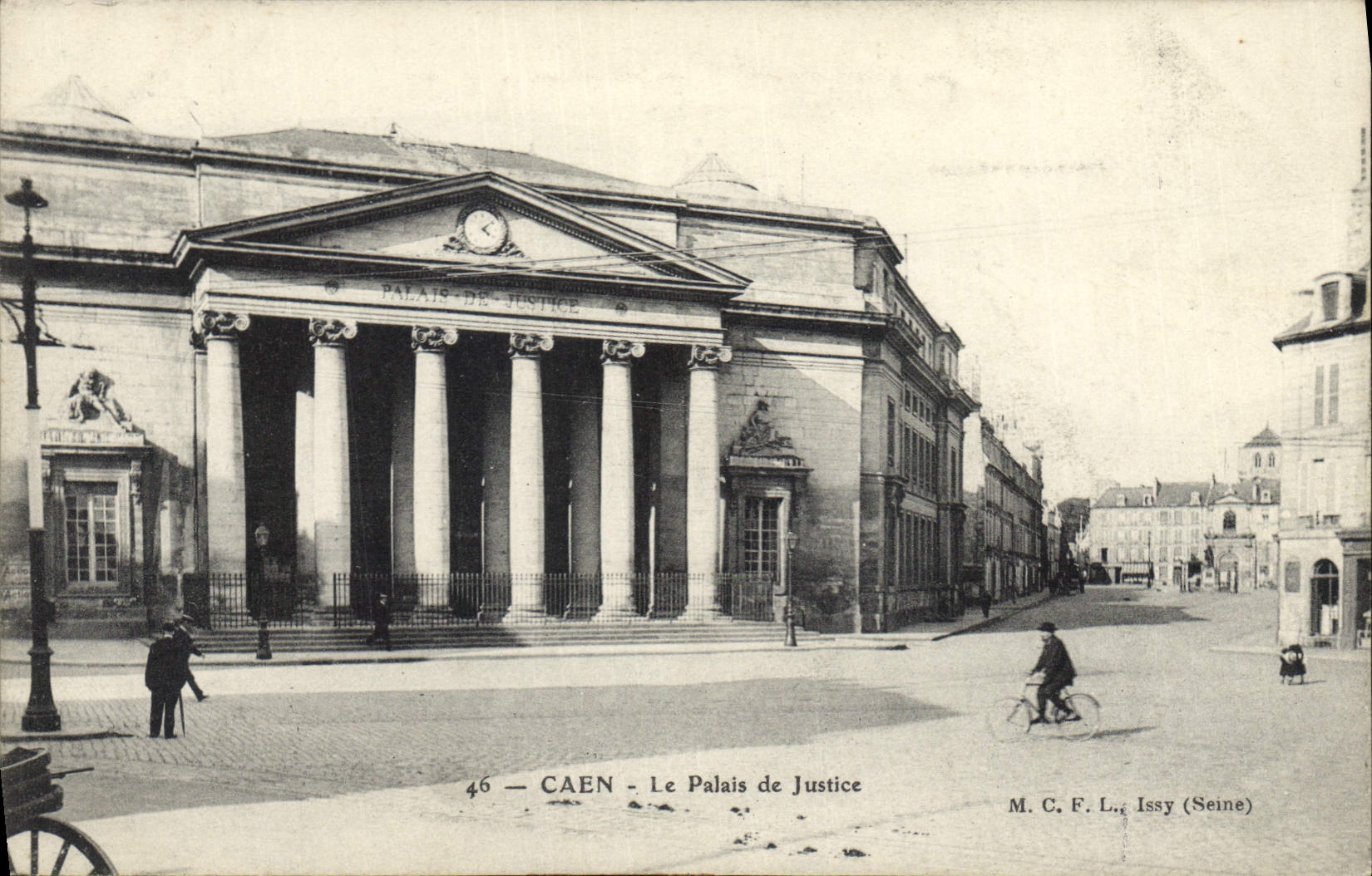 CPA Palais de justice Caen 