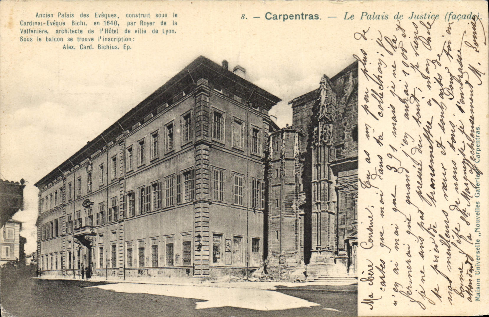 CPA Palais de justice Carpentras