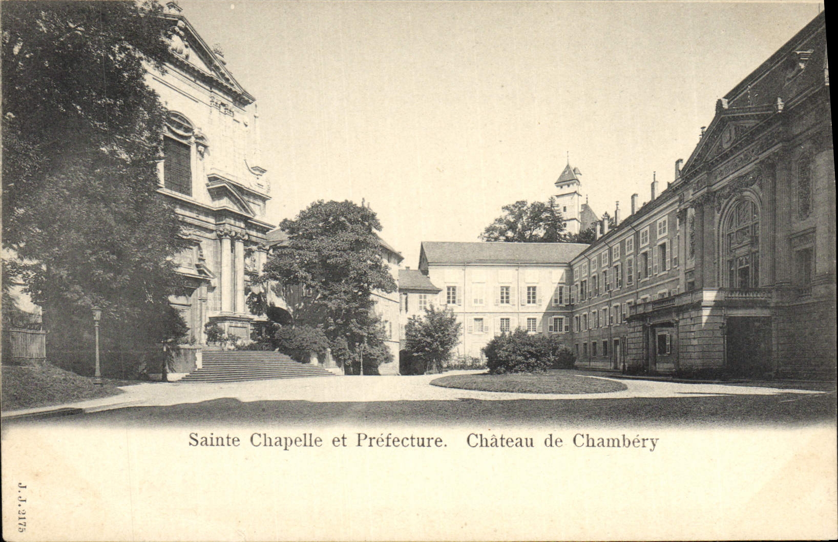 CPA Prefecture Sainte chapelle Chateau de Chambery