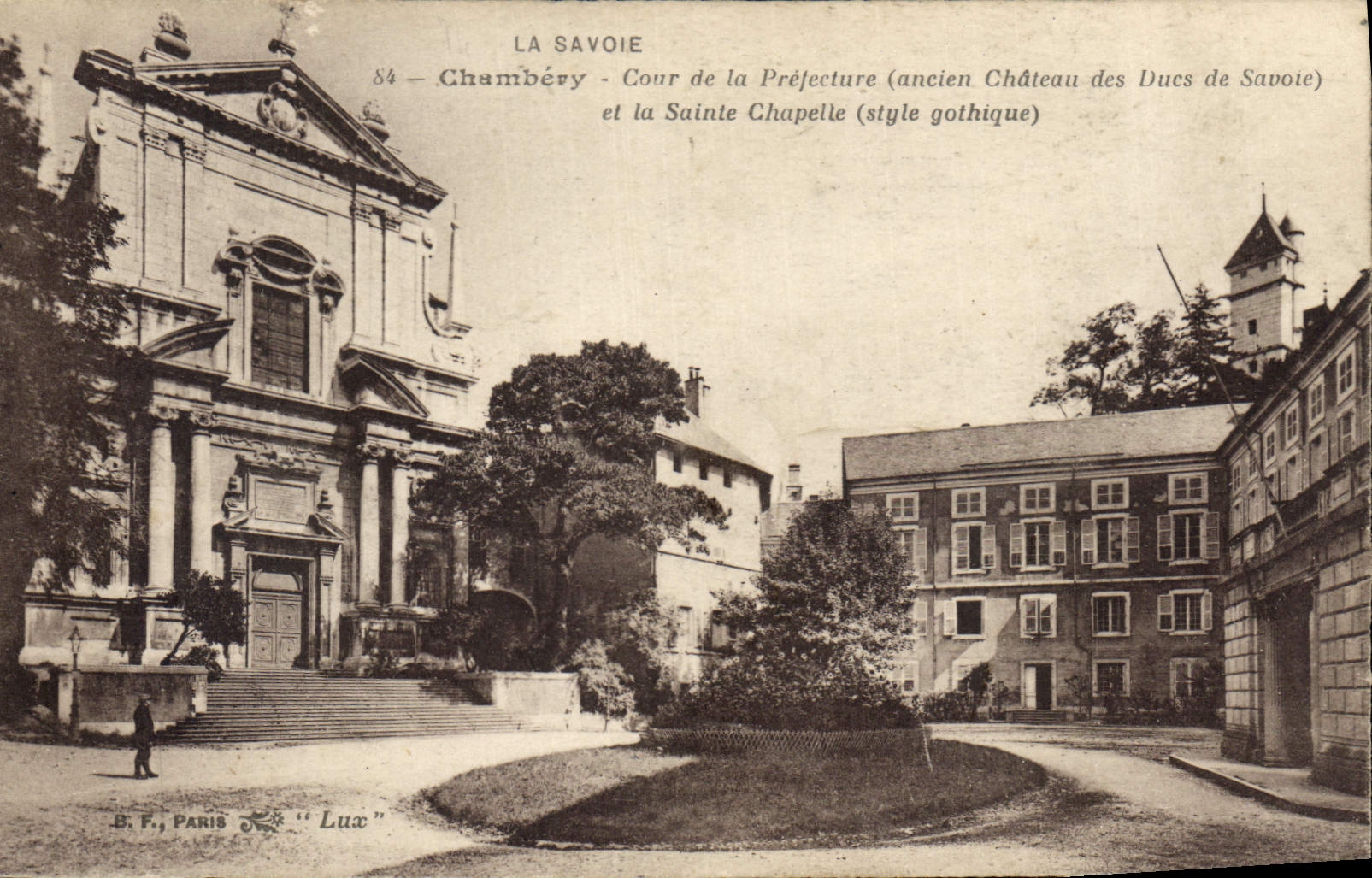 CPA Prefecture Cour de la Prefecture et la Sainte Chapelle Ancien chateau des Ducs de Savoie Chamber