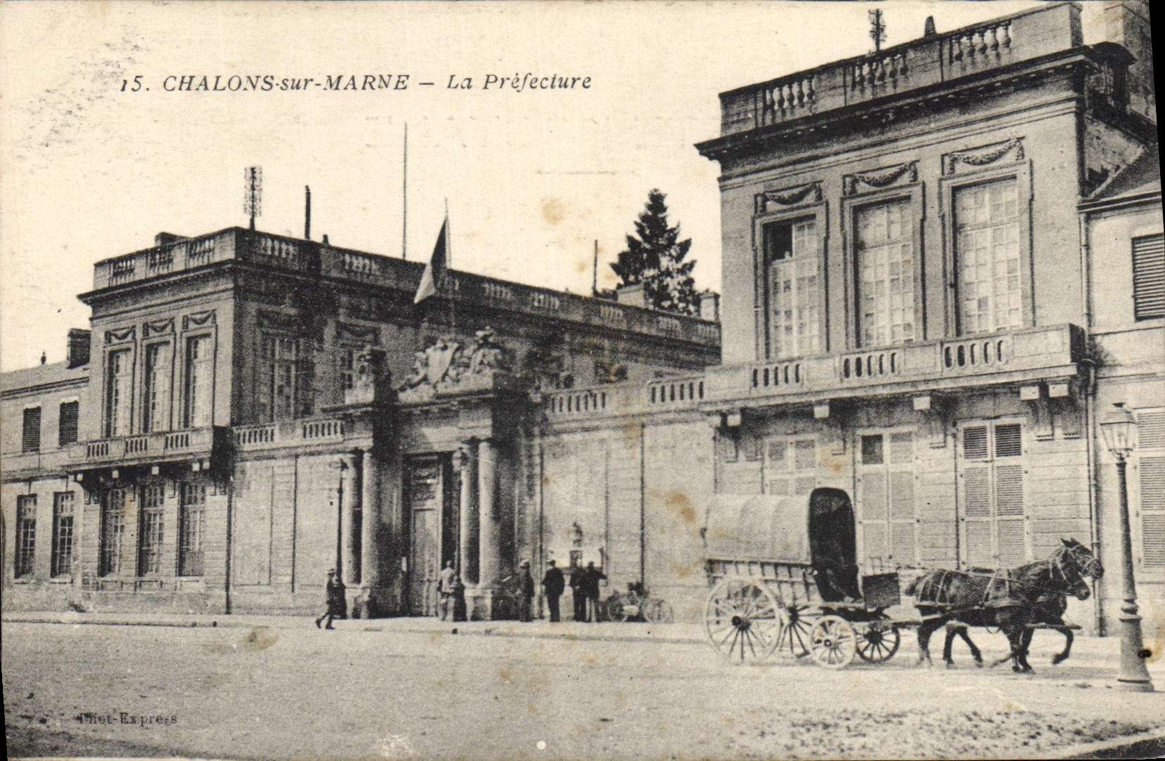 CPA Prefecture Chalons sur Marne  