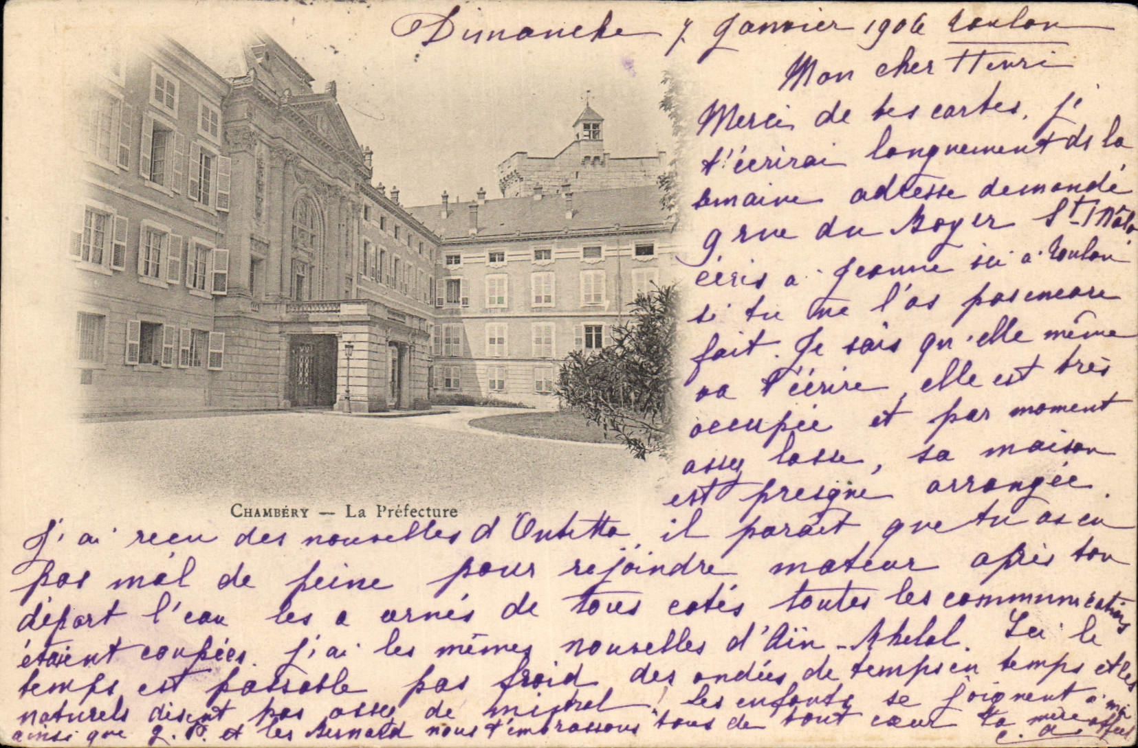 CPA Prefecture Chambery 