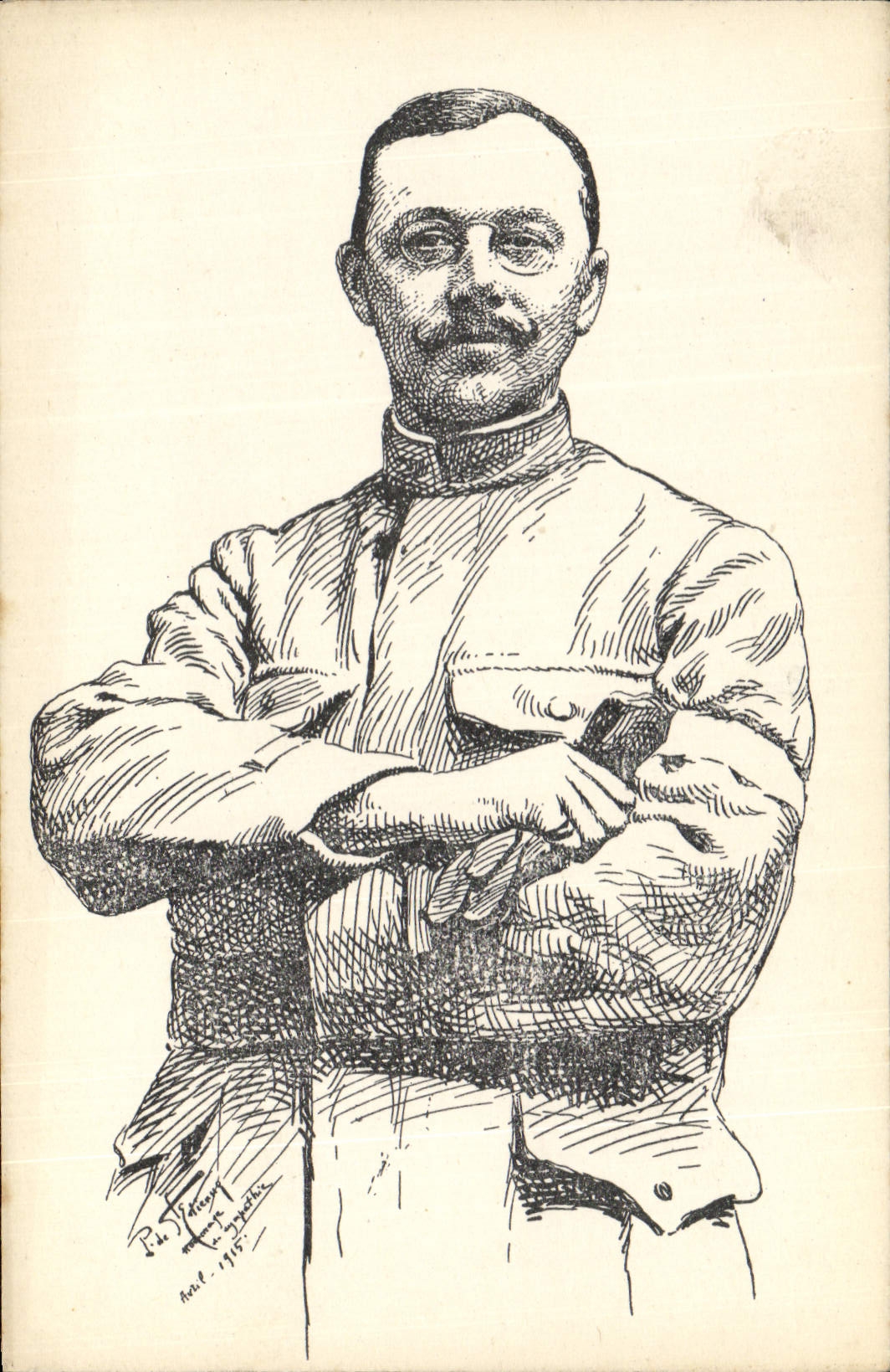 CPA Militaria Officier 