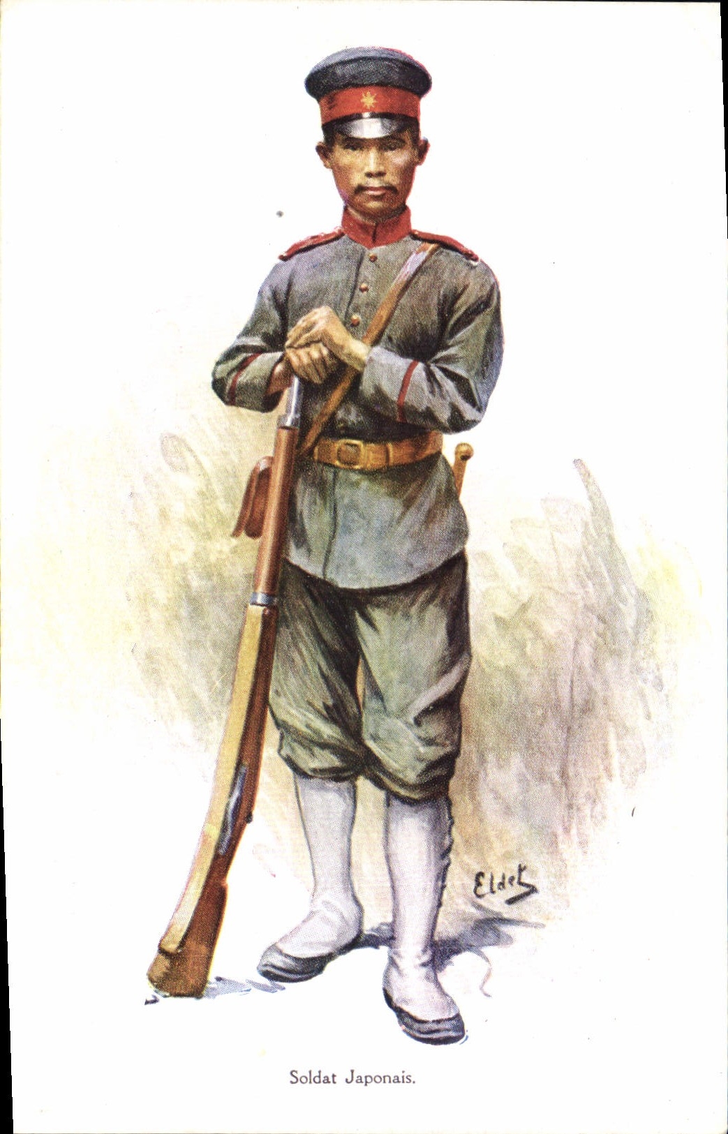 CPA Militaria Soldat Japonais Japon Nippon Japan Gouttes des Colonies de Chandron Paris Rue Vivienne