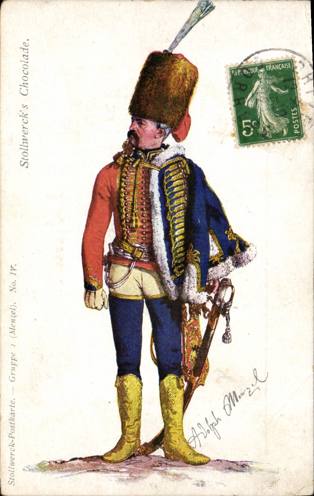 CPA Militaria Stollwerck's Chocolade  