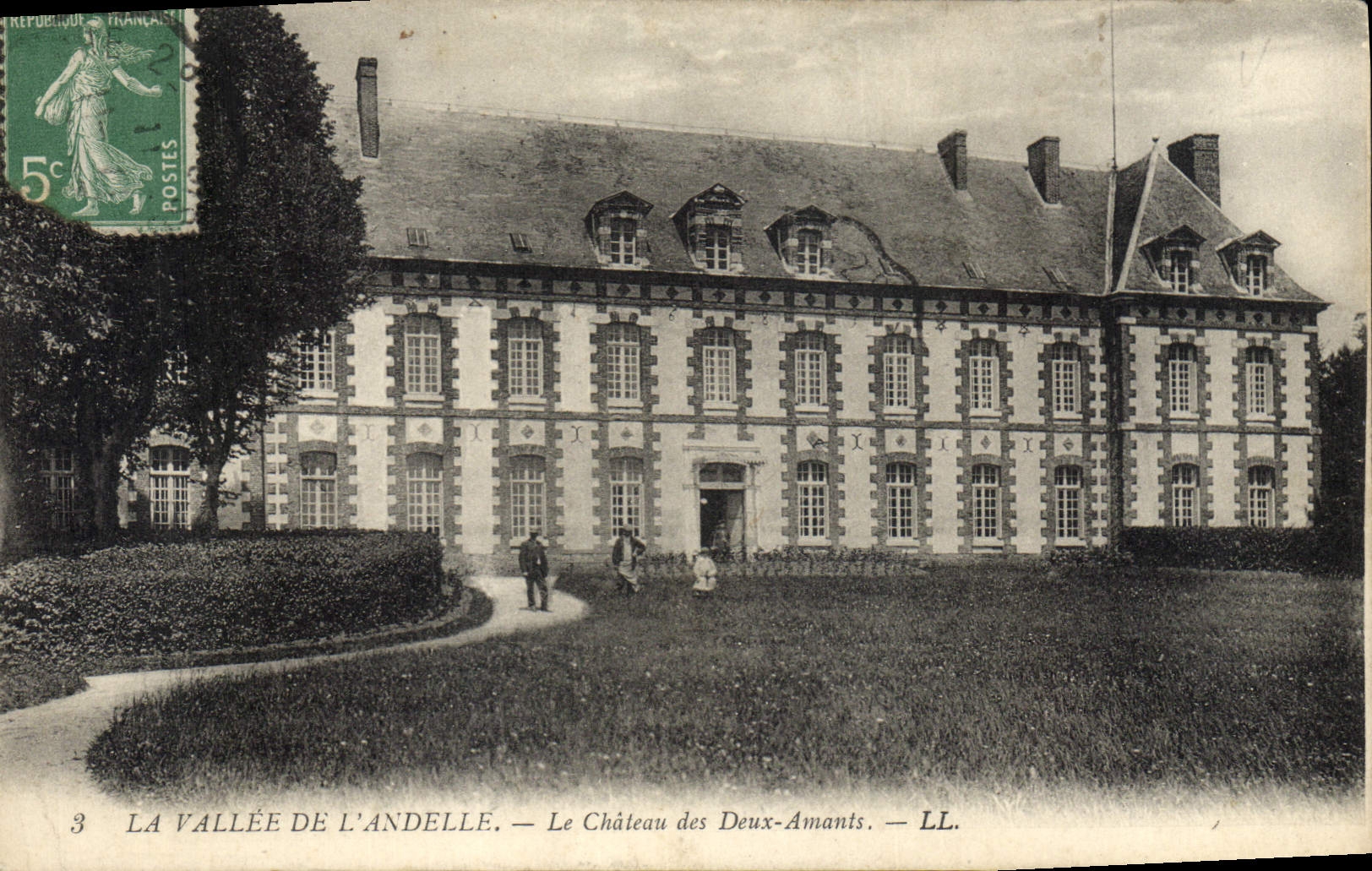 CPA Chateau des Deux Amants La vallee de l'Andelle