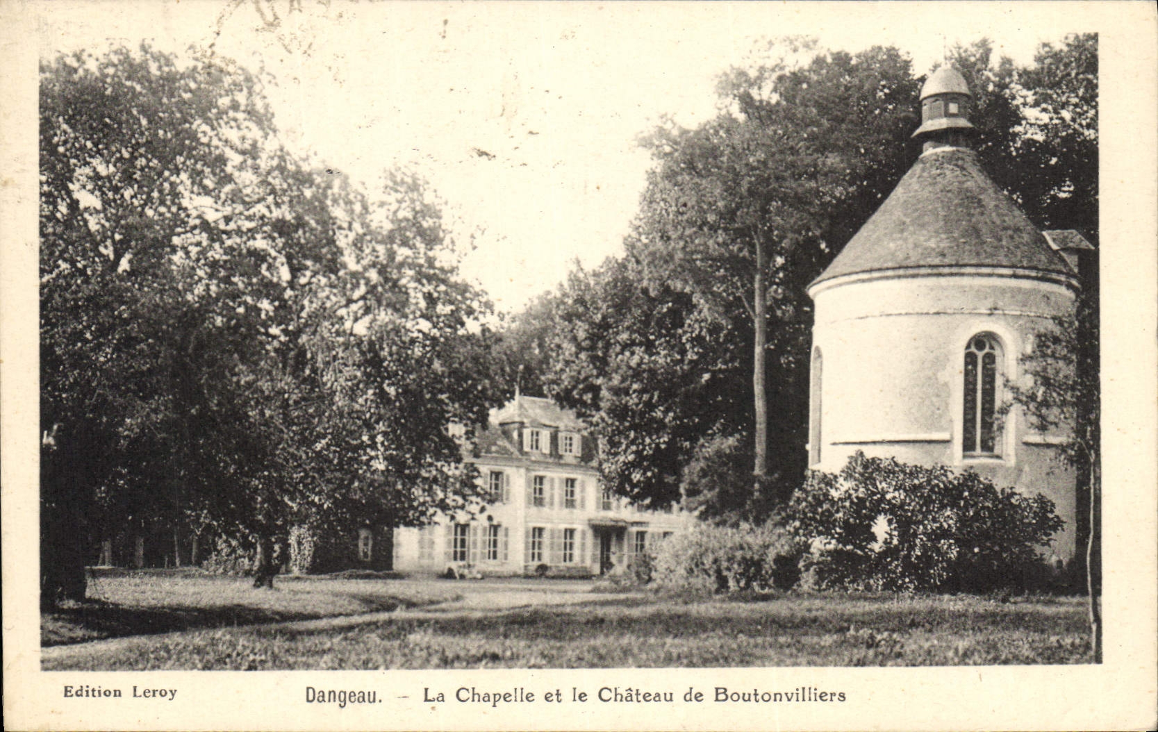 CPA Dangeau La chapellet et le Chateau de Boutonvilliers 