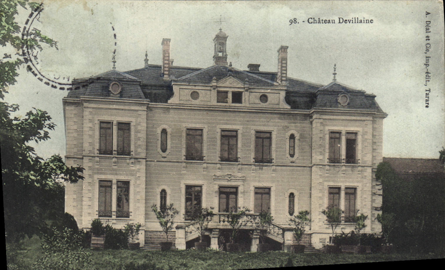 CPA Chateau Devillaine 