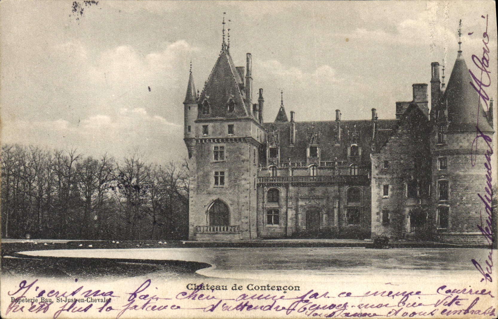 CPA Chateau de Contencon 