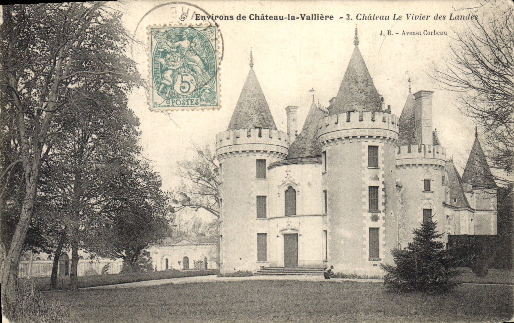 CPA Chateau Le Vivier des Landes Environs de Chateau la Valliere 