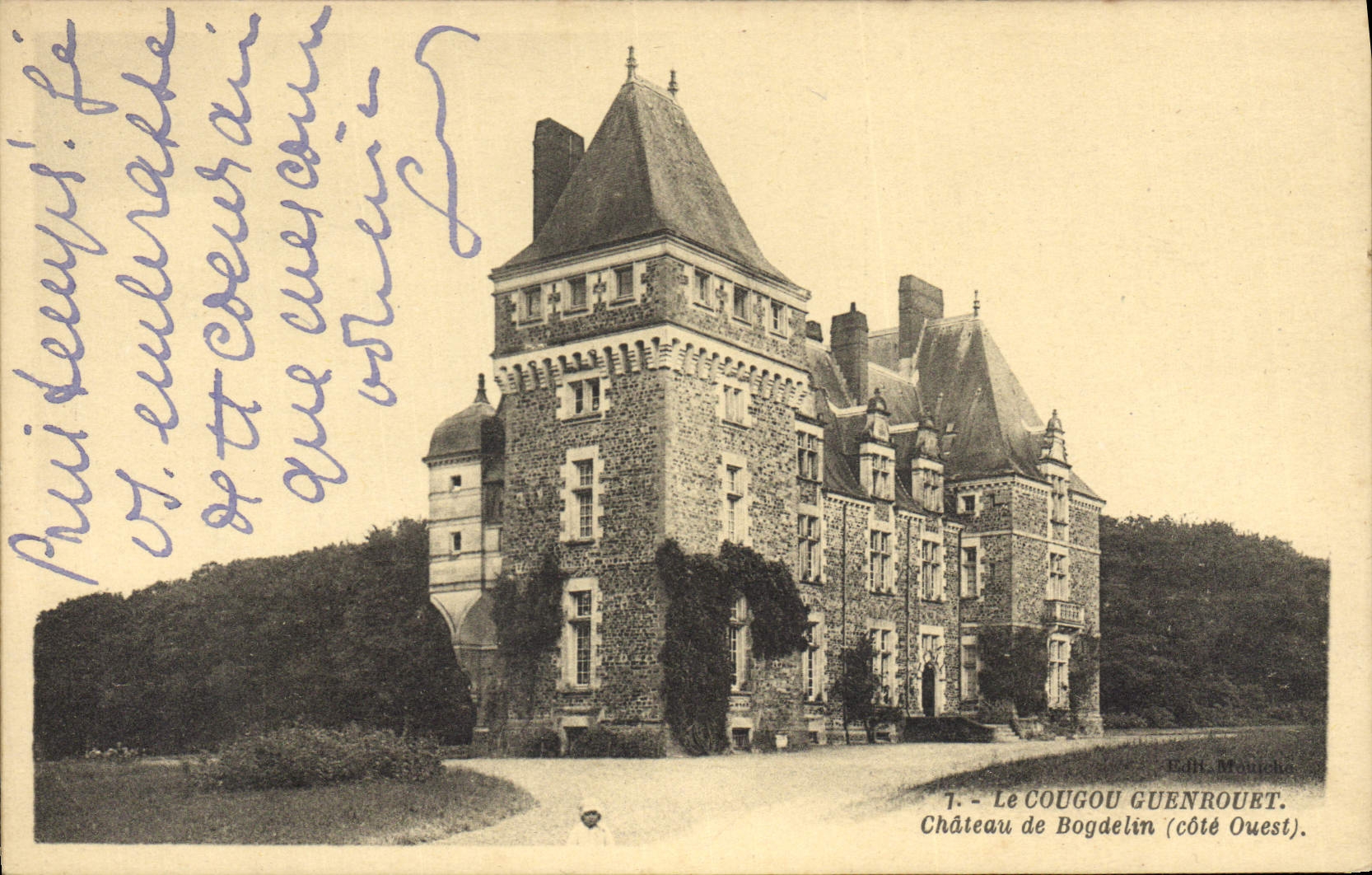 CPA Chateau de Bogdelin Le Cougou Guenrouet