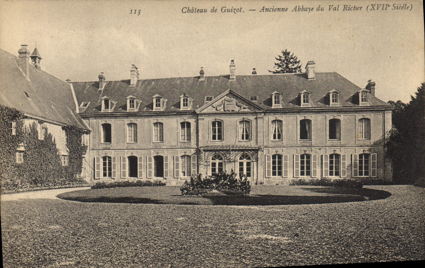 CPA Chateau de Guizot Ancienne abbaye du Val Richer