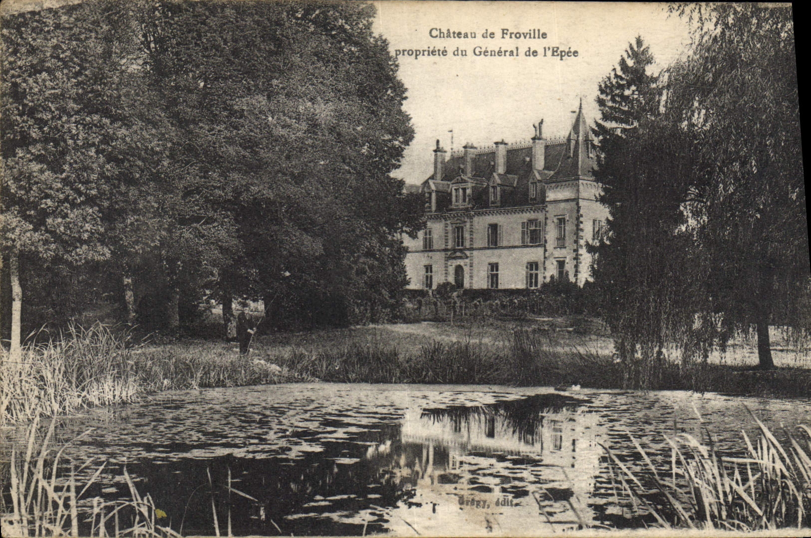 CPA Chateau de Froville General de l'Epee 