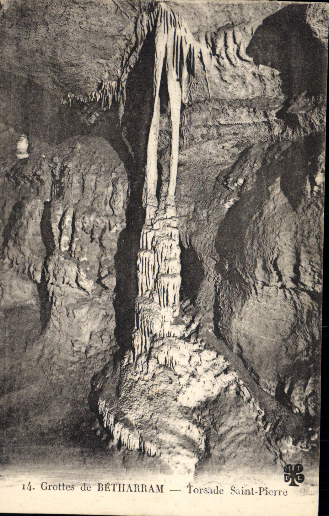CPA Grotte Grottes de Betharram Torsade Saint Pierre 