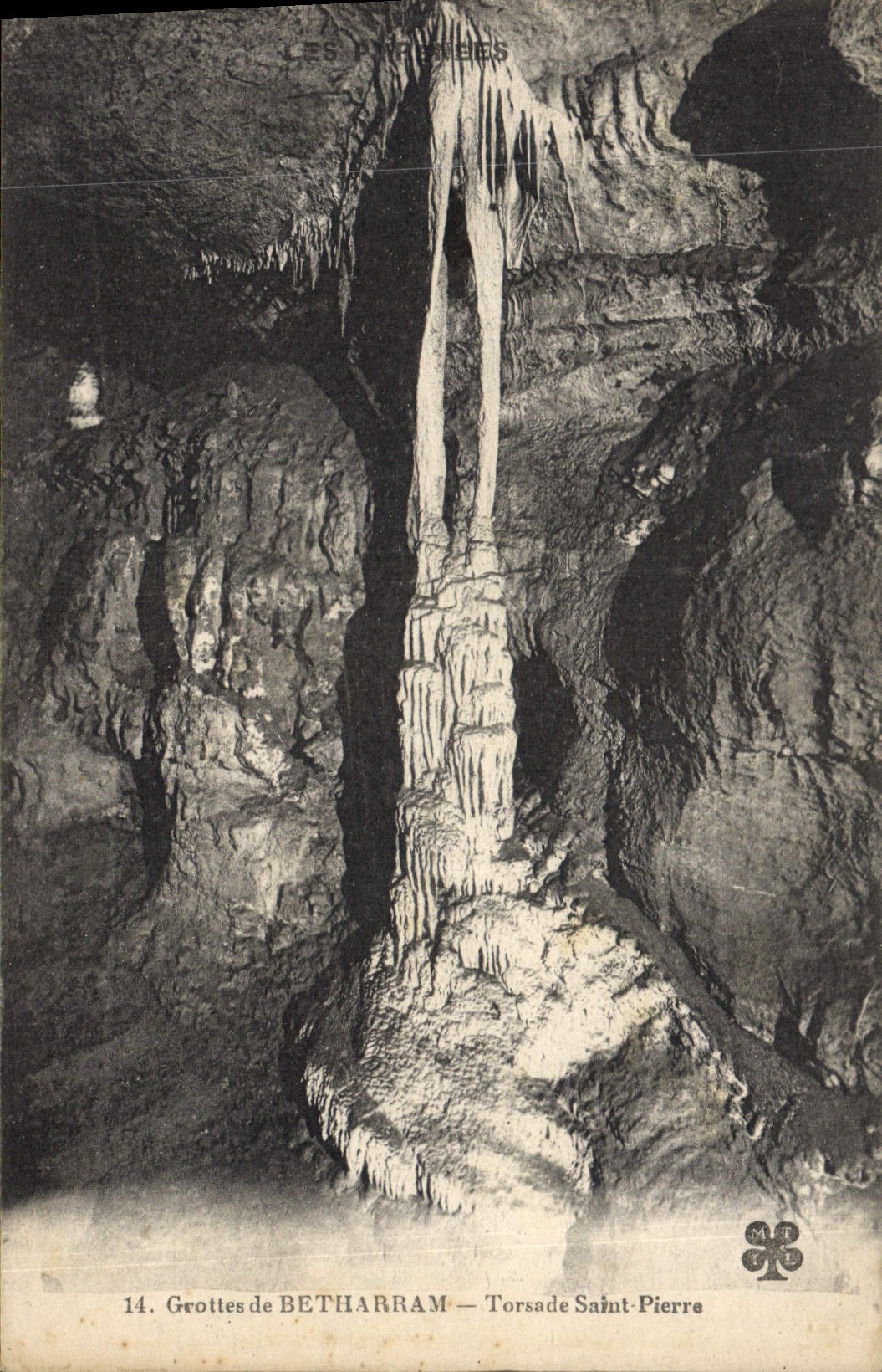CPA Grotte Grottes de Betharram Torsade Saint Pierre 