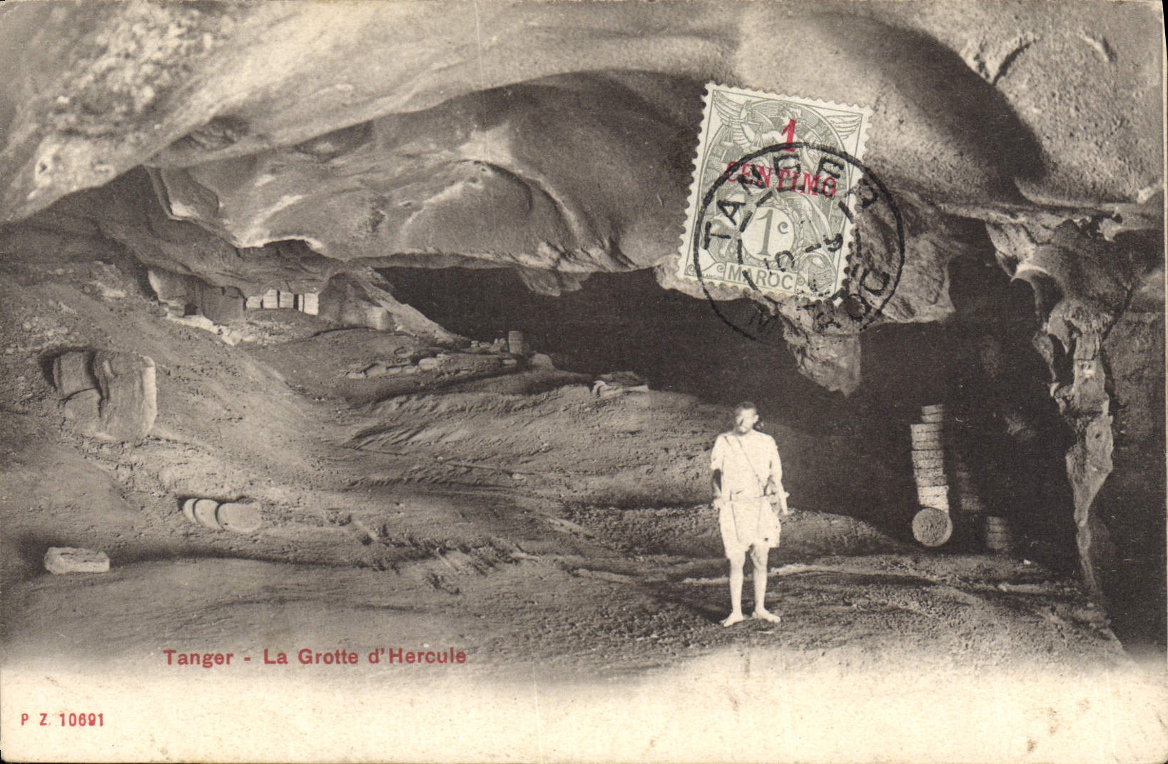 CPA Grotte d'Hercule Tanger Maroc Grottes  