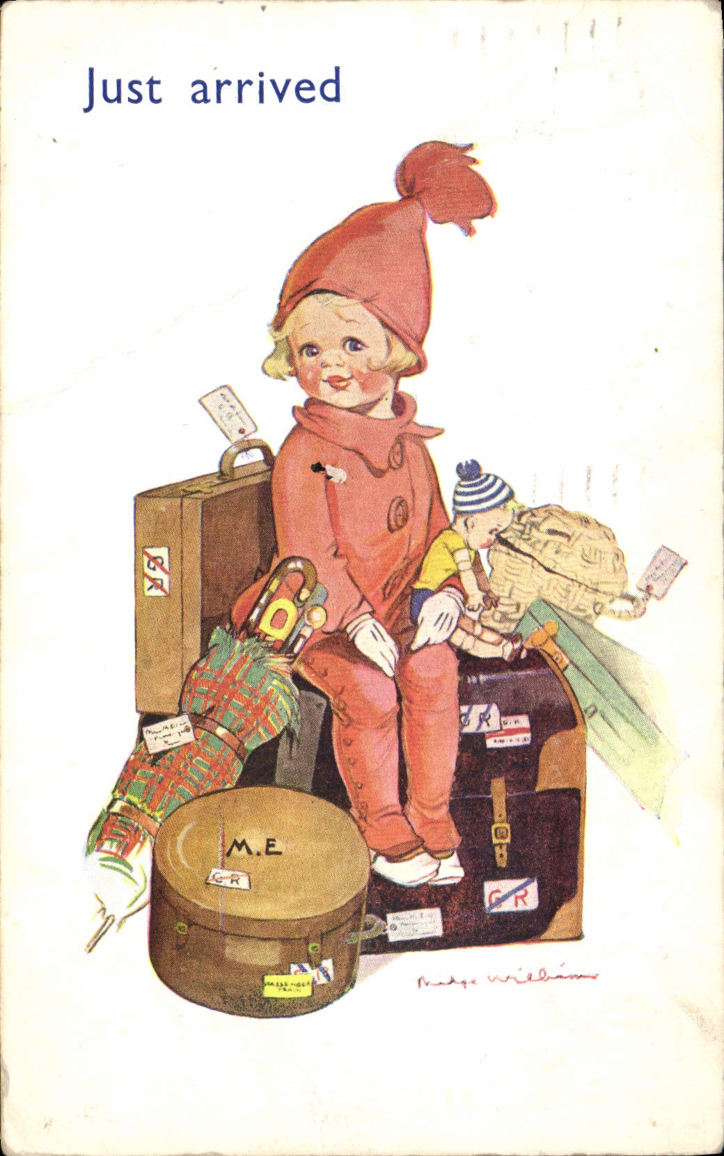 CPA Fantaisie Enfant Poupee Just arrived  