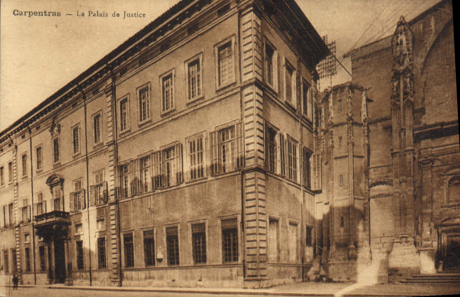 CPA Palais de justice Carpentras 