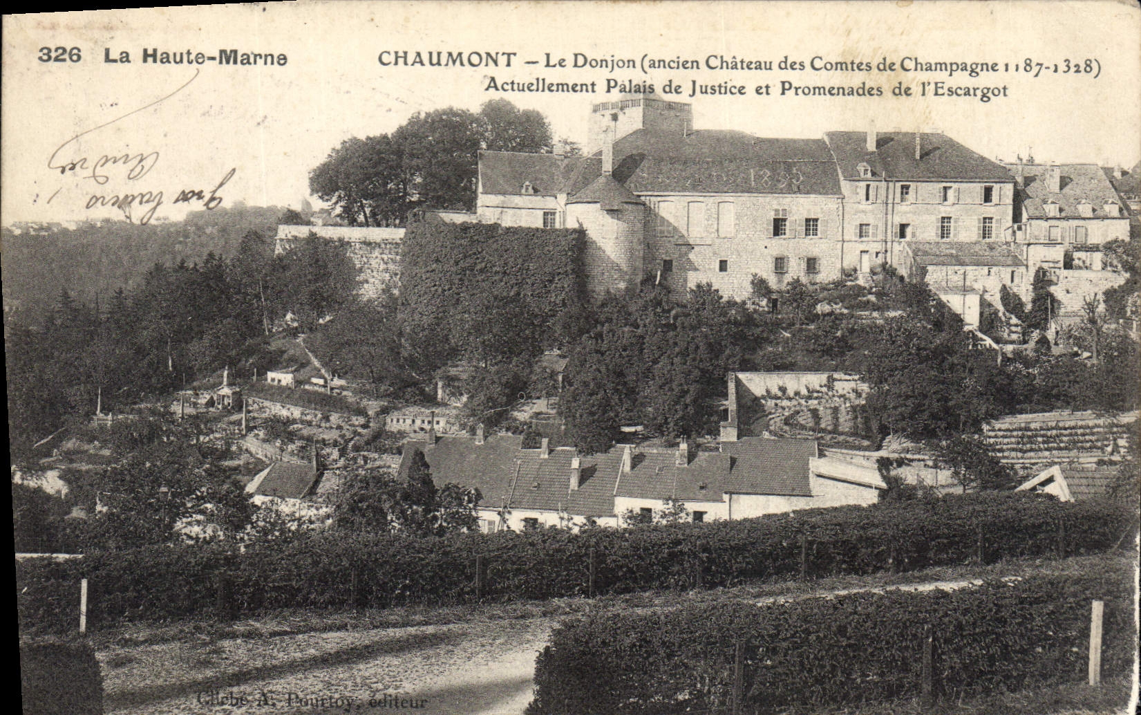 CPA Palais de justice Chaumont Le donjon Promenades de l'escargot 