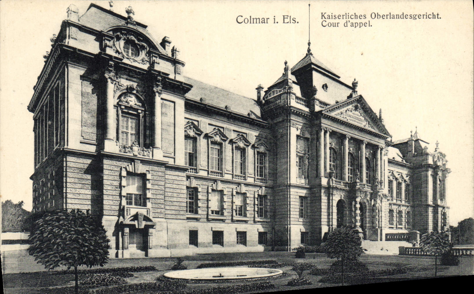 CPA Palais de justice Colmar Cour d'appel 
